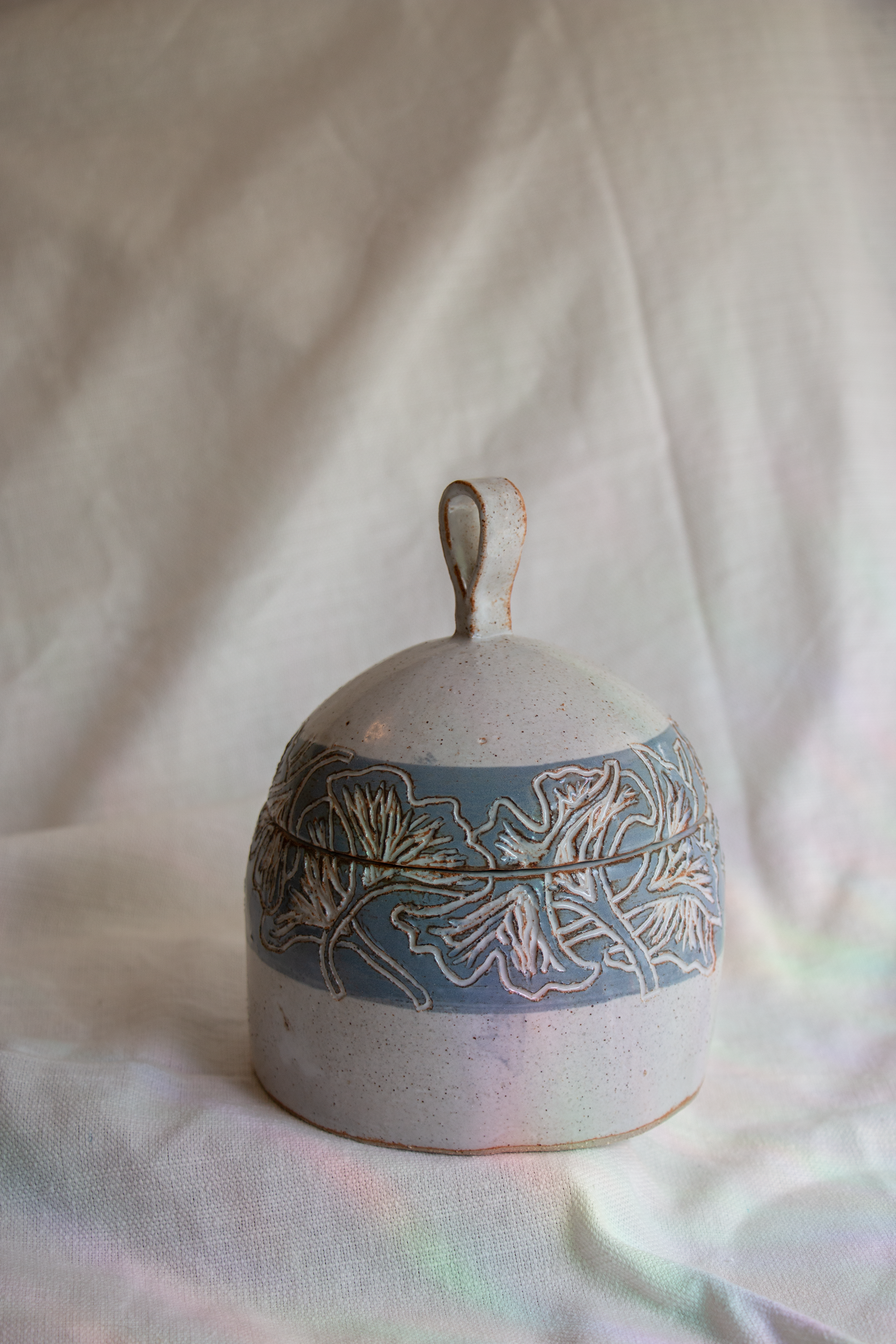 Spring 2023, Stoneware, black slip and white glaze