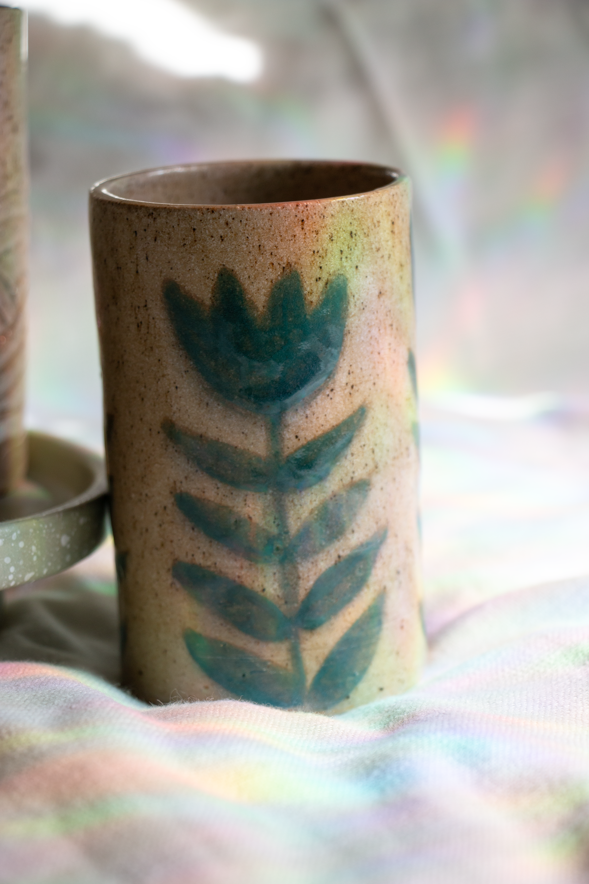 Spring 2023, Stoneware, blue slip