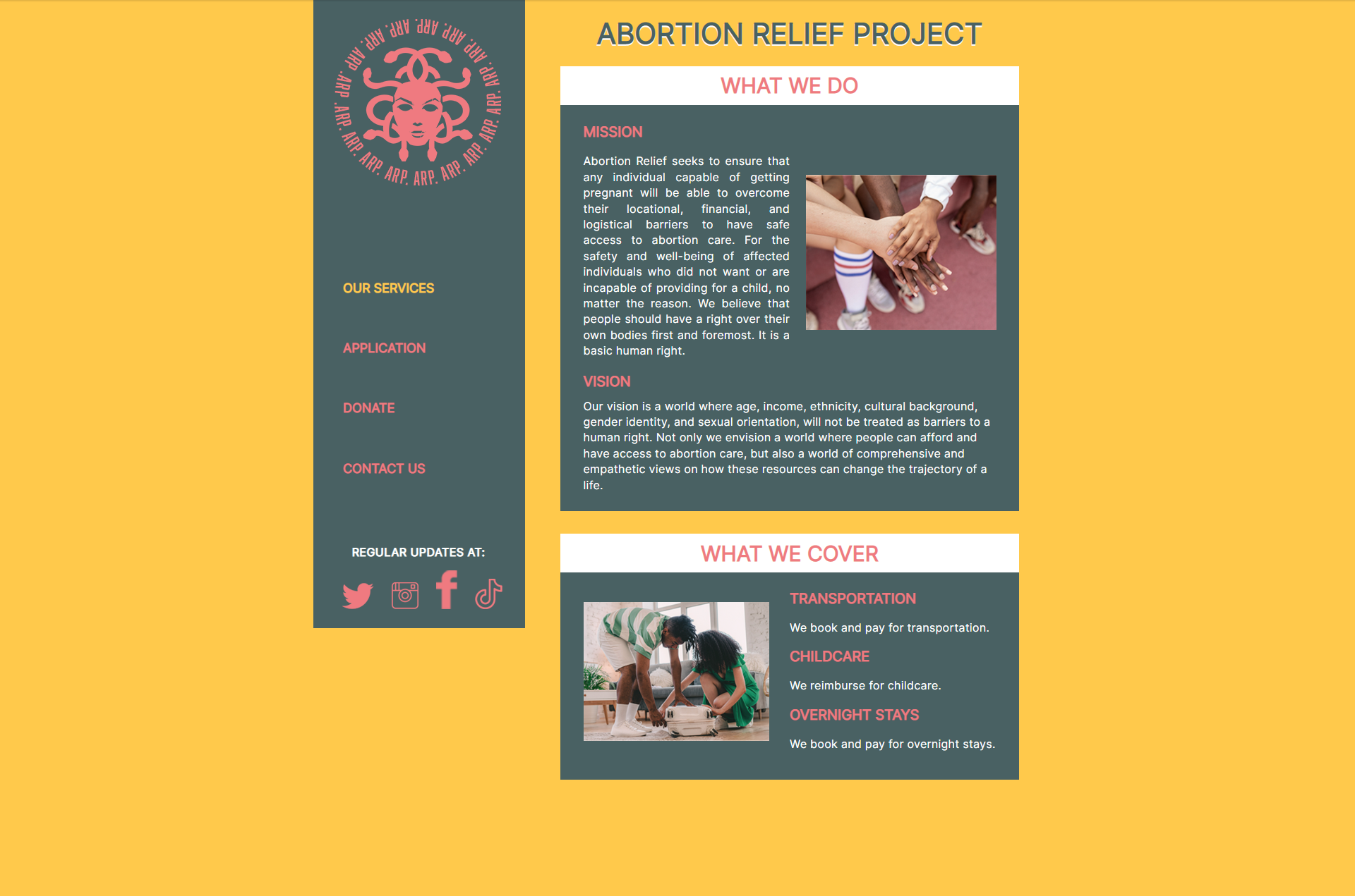 Our Services Page