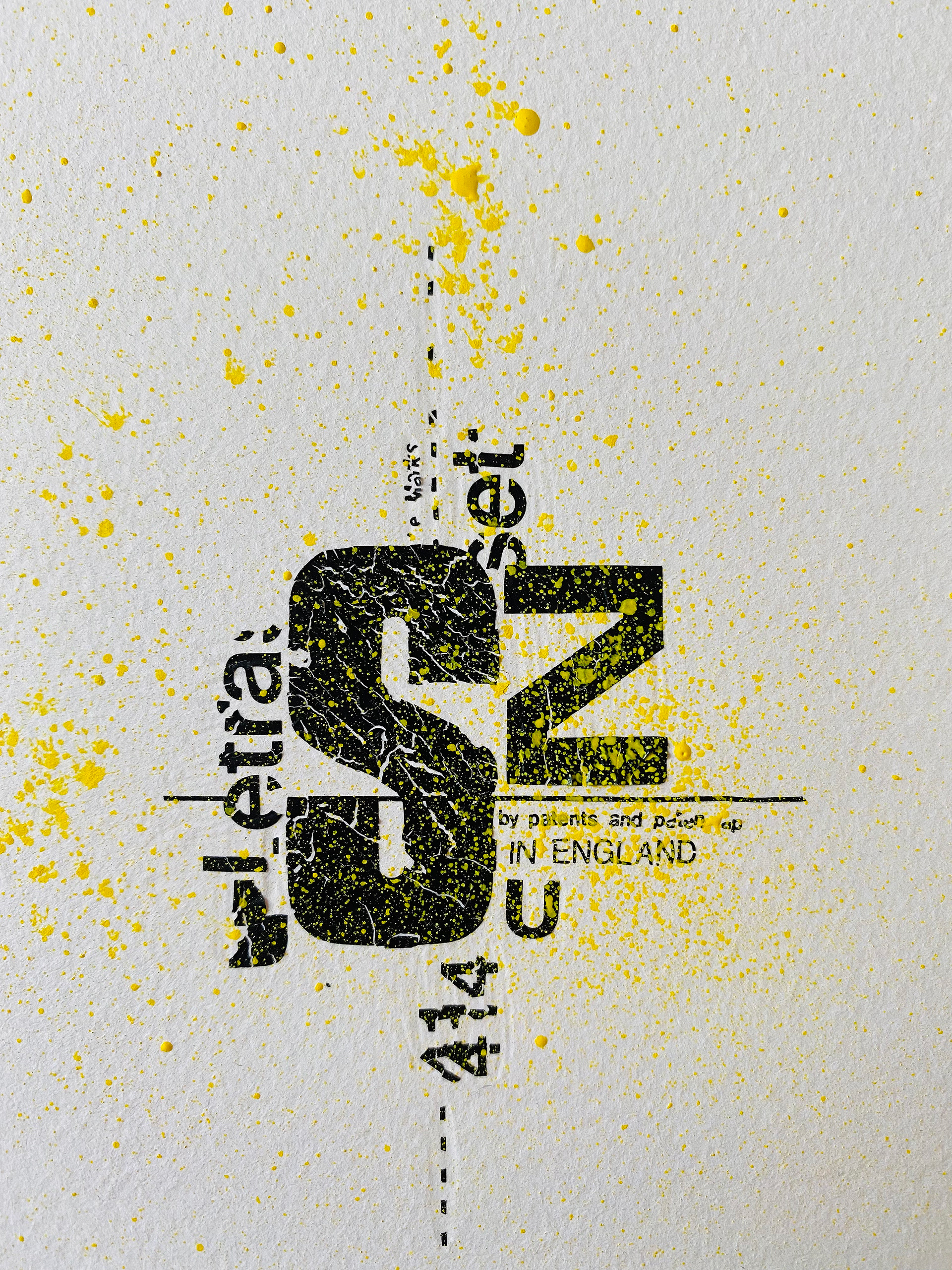 Letraset© speed composition (1 minute)