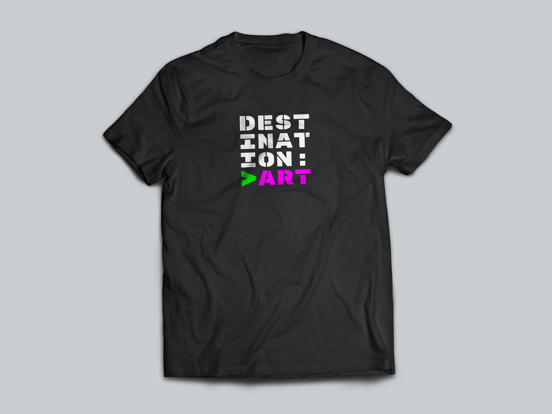 Application to gallery T-shirt