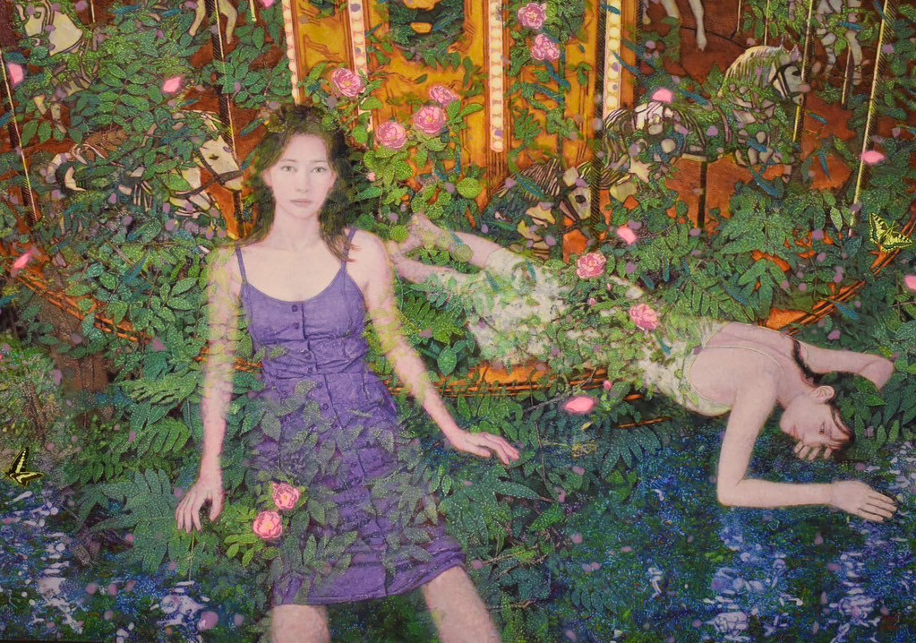 記憶の中で P200号　アクリル絵具・油絵具　2025年