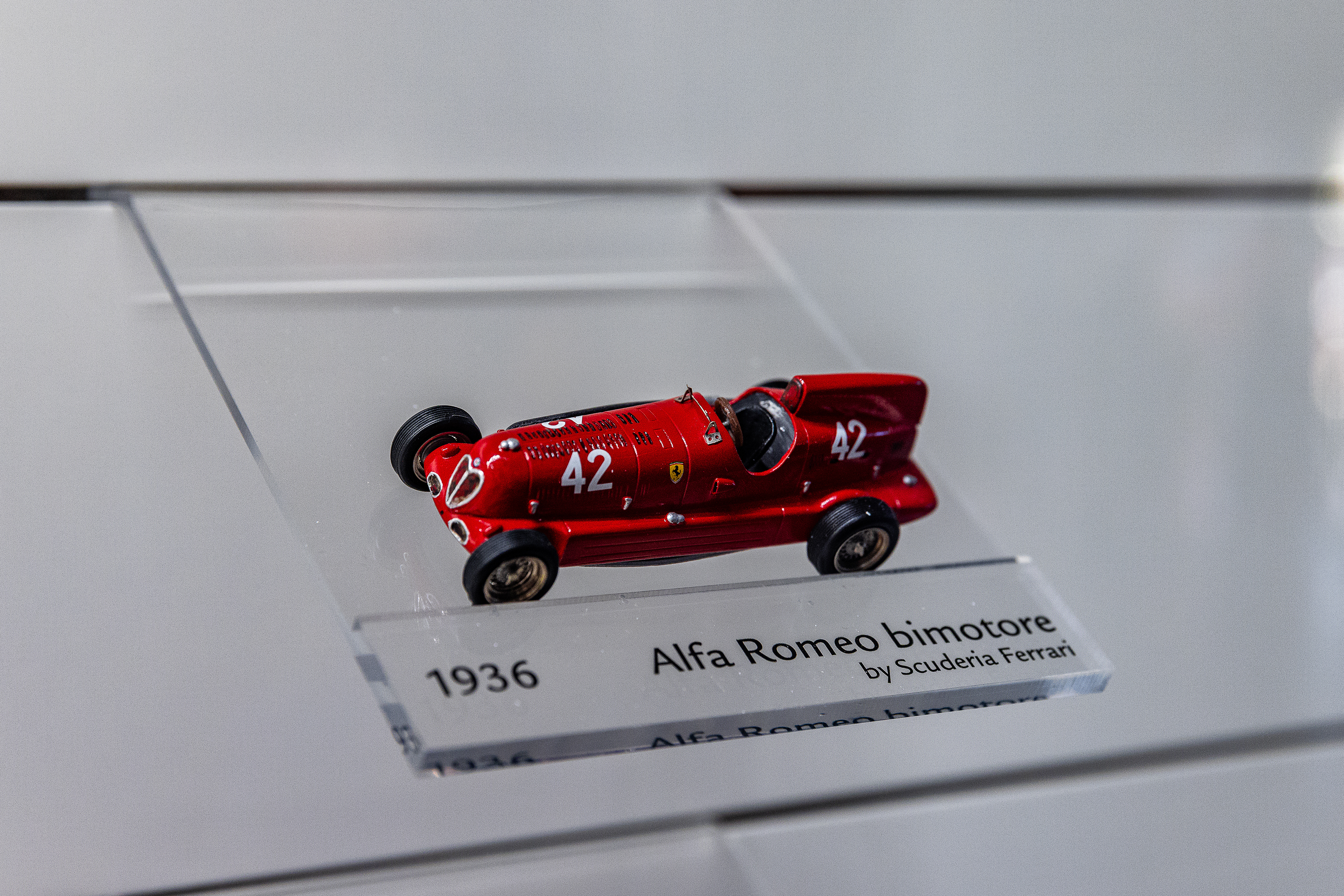 Ferrari F1 car model from 1936