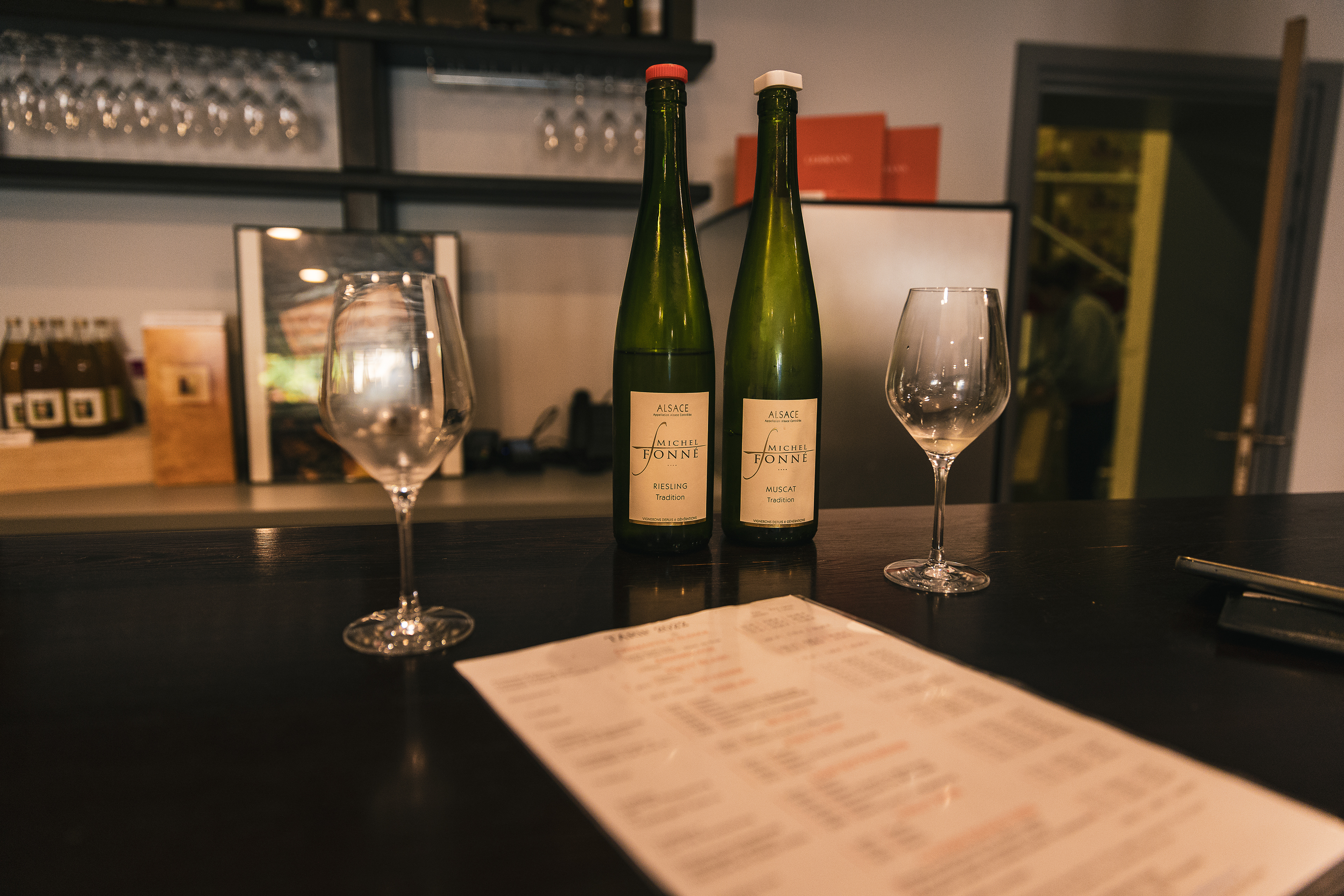Wine tasting at Vins fins d'Alsace