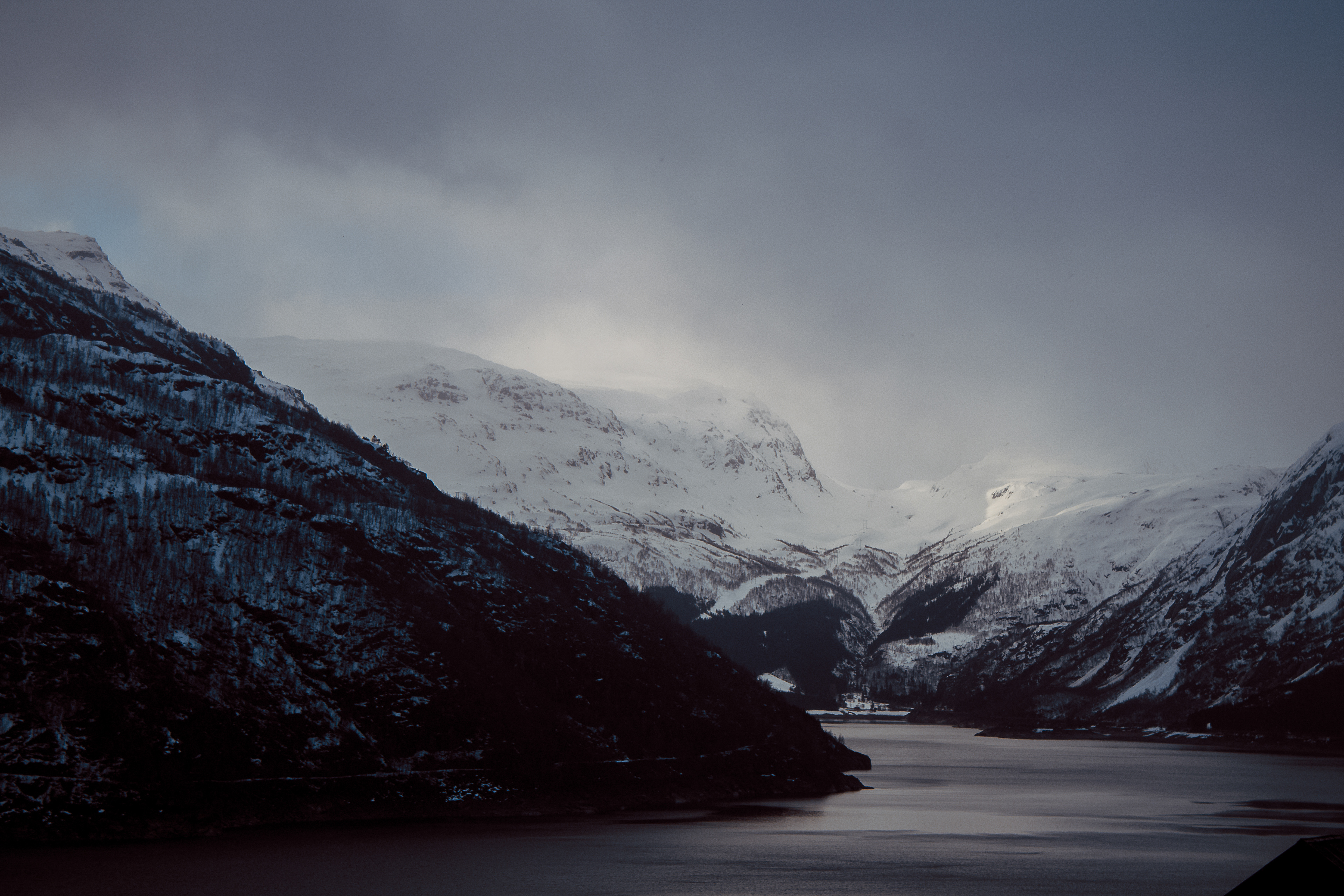 Mountains near Hardangervidda national park