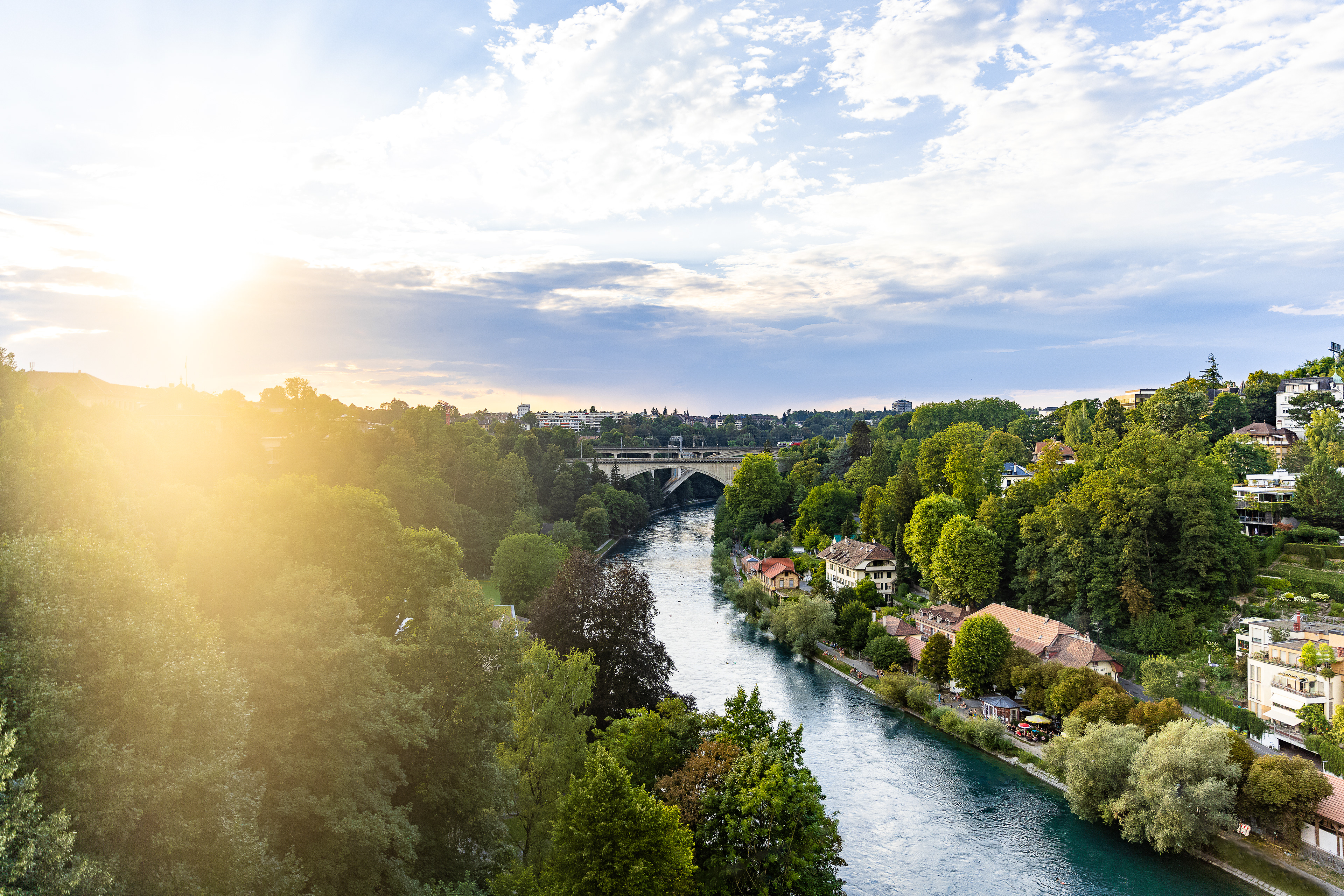 Aare river, Bern