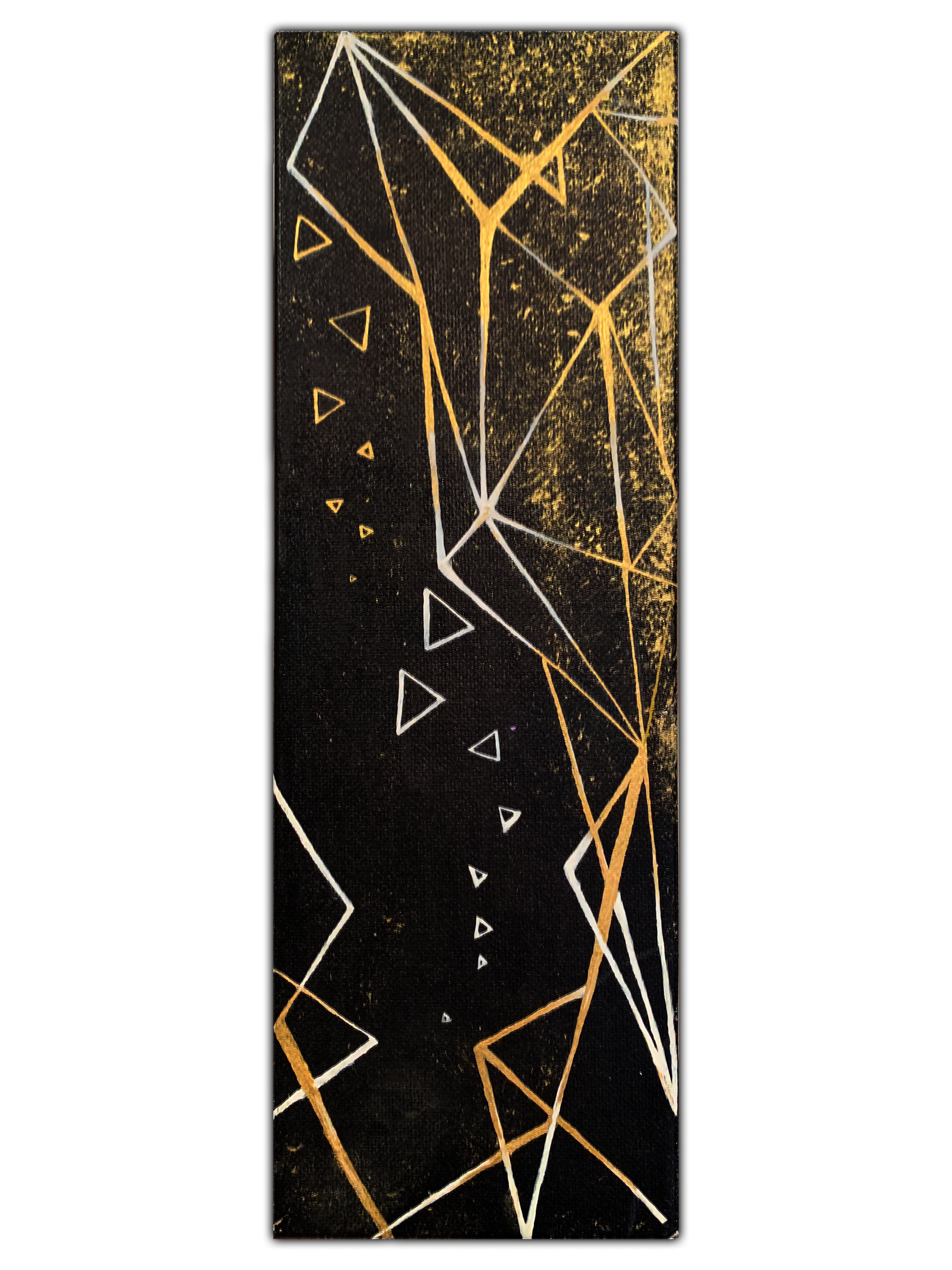 2016 - Acrylic on Canvas "BLK & GOLD GEONIMAL" (1/2)