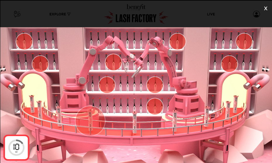 BMF (Benefit Makeup Foundation) - Browser Based Video Game