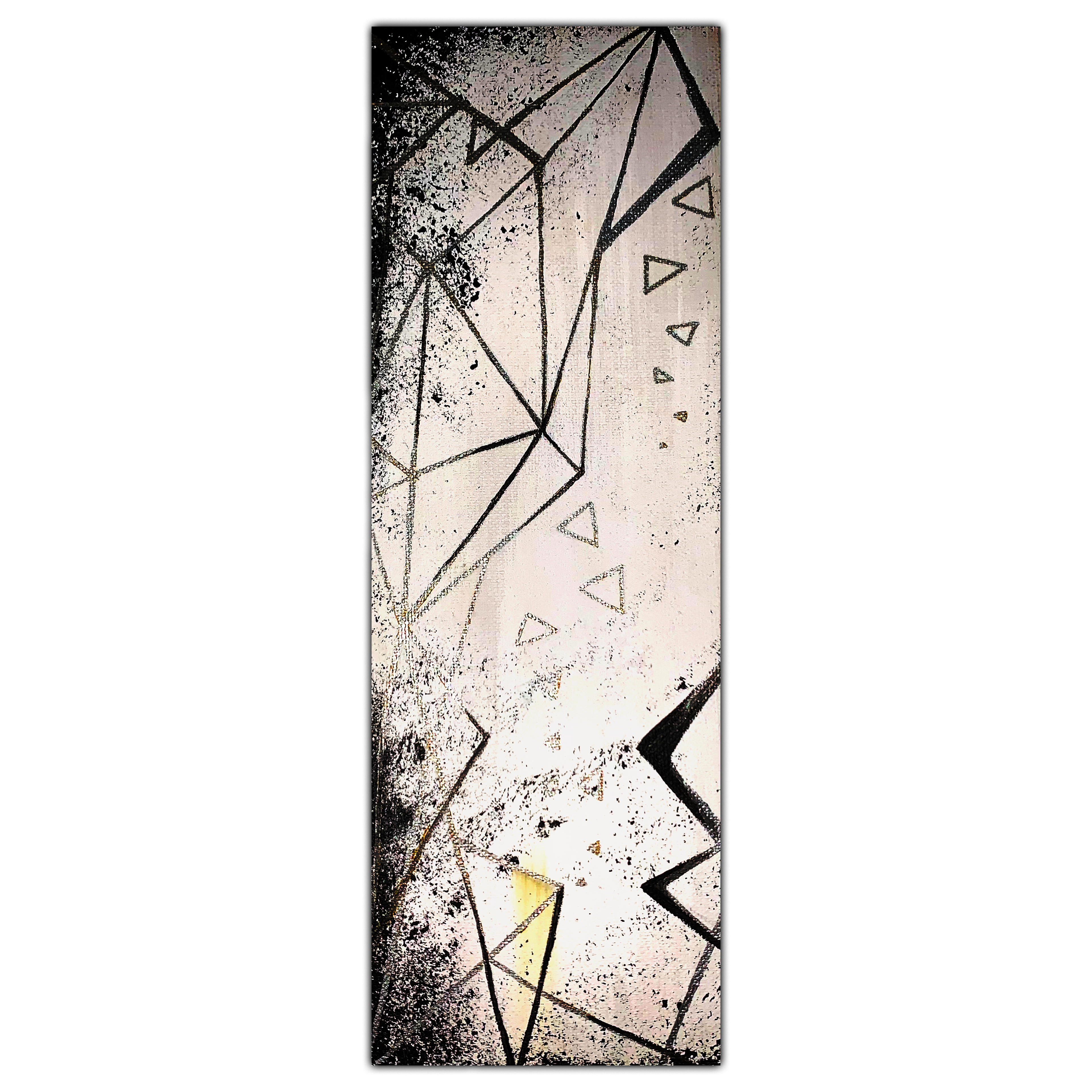 2016 - Acrylic on Canvas "WHT & SLVR GEONIMAL" (2/2)