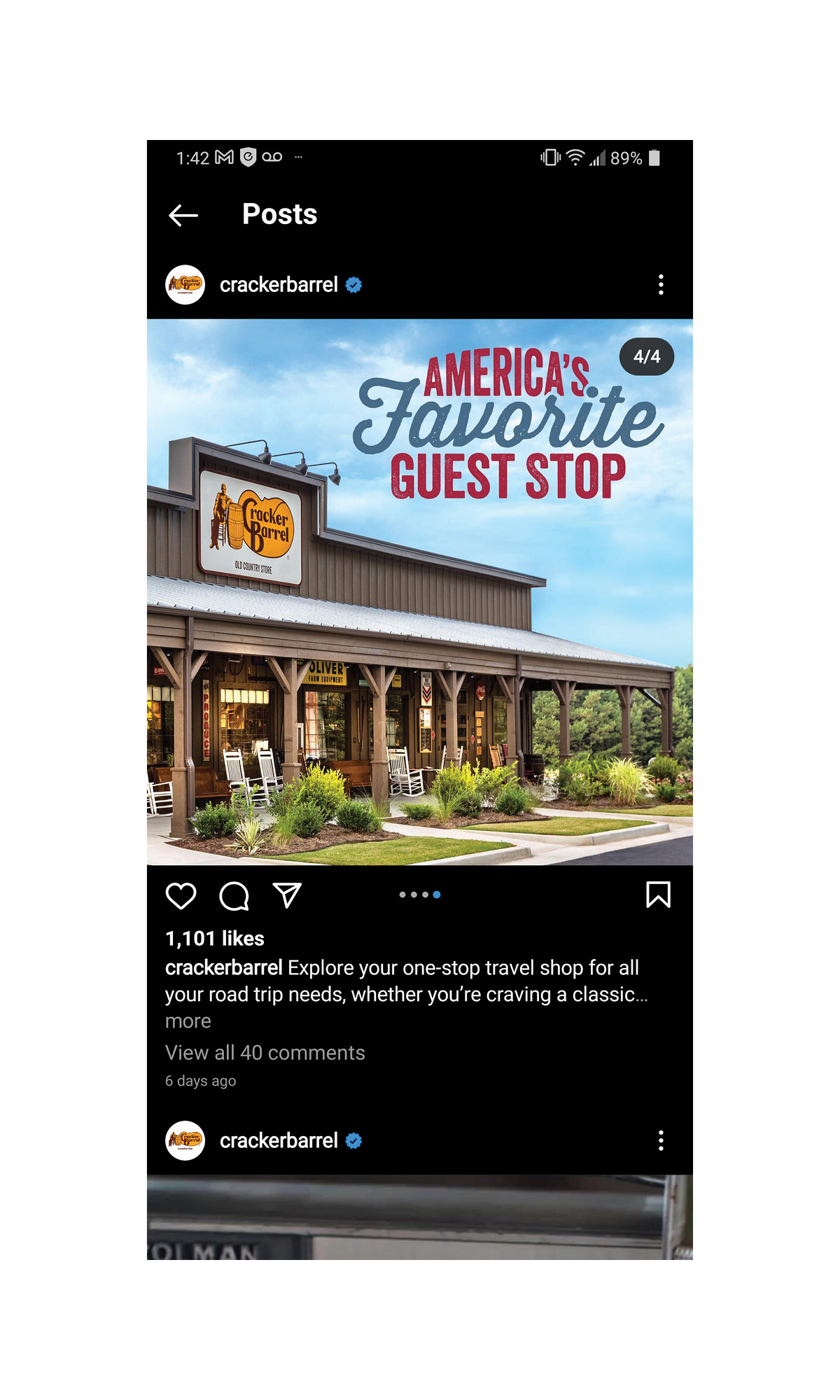 4 - Facebook and Instagram carousel for national retail campaign  © CBOCS Properties, Inc.