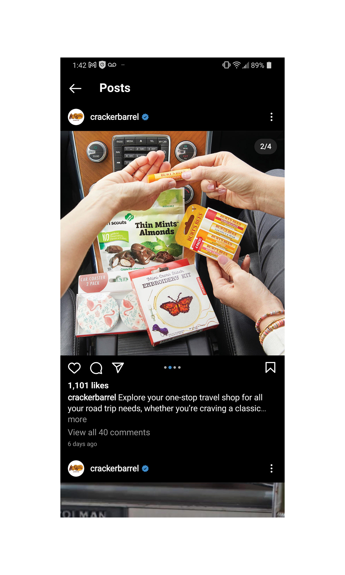 2 - Facebook and Instagram carousel for national retail campaign  © CBOCS Properties, Inc.