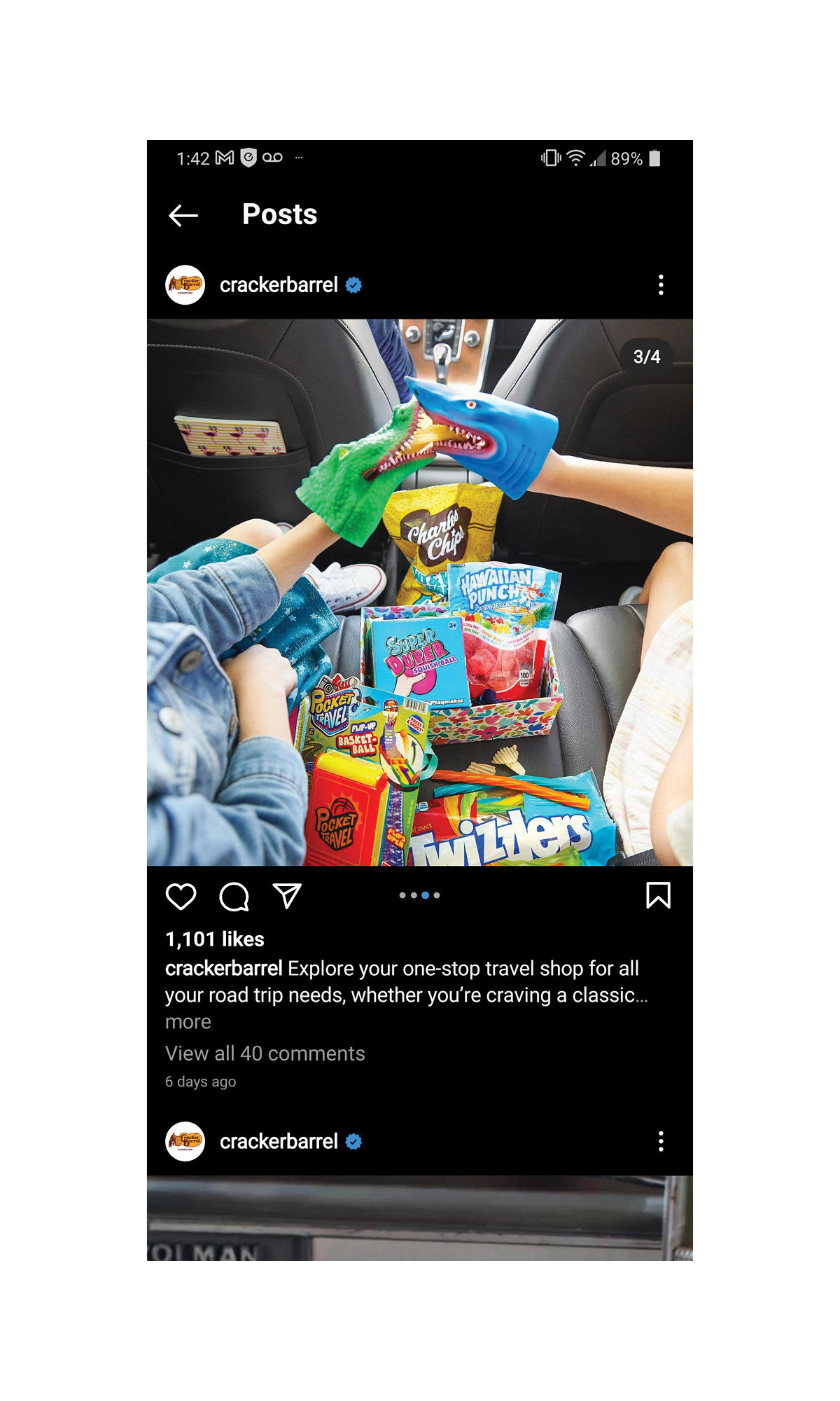 3- Facebook and Instagram carousel for national retail campaign  © CBOCS Properties, Inc.