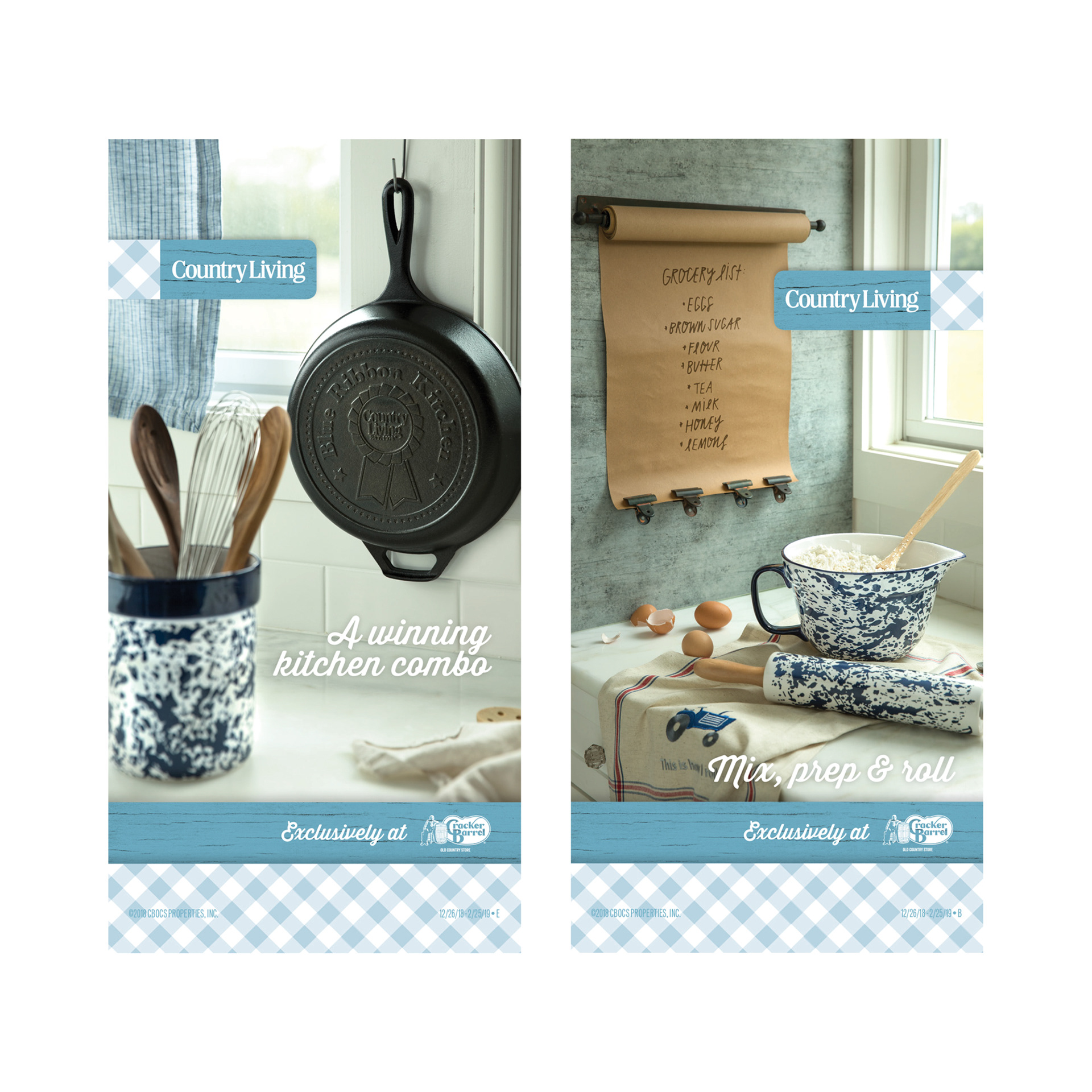 Signage for national retail campaign (concept, art/photog direction, and production) © CBOCS Properties, Inc.