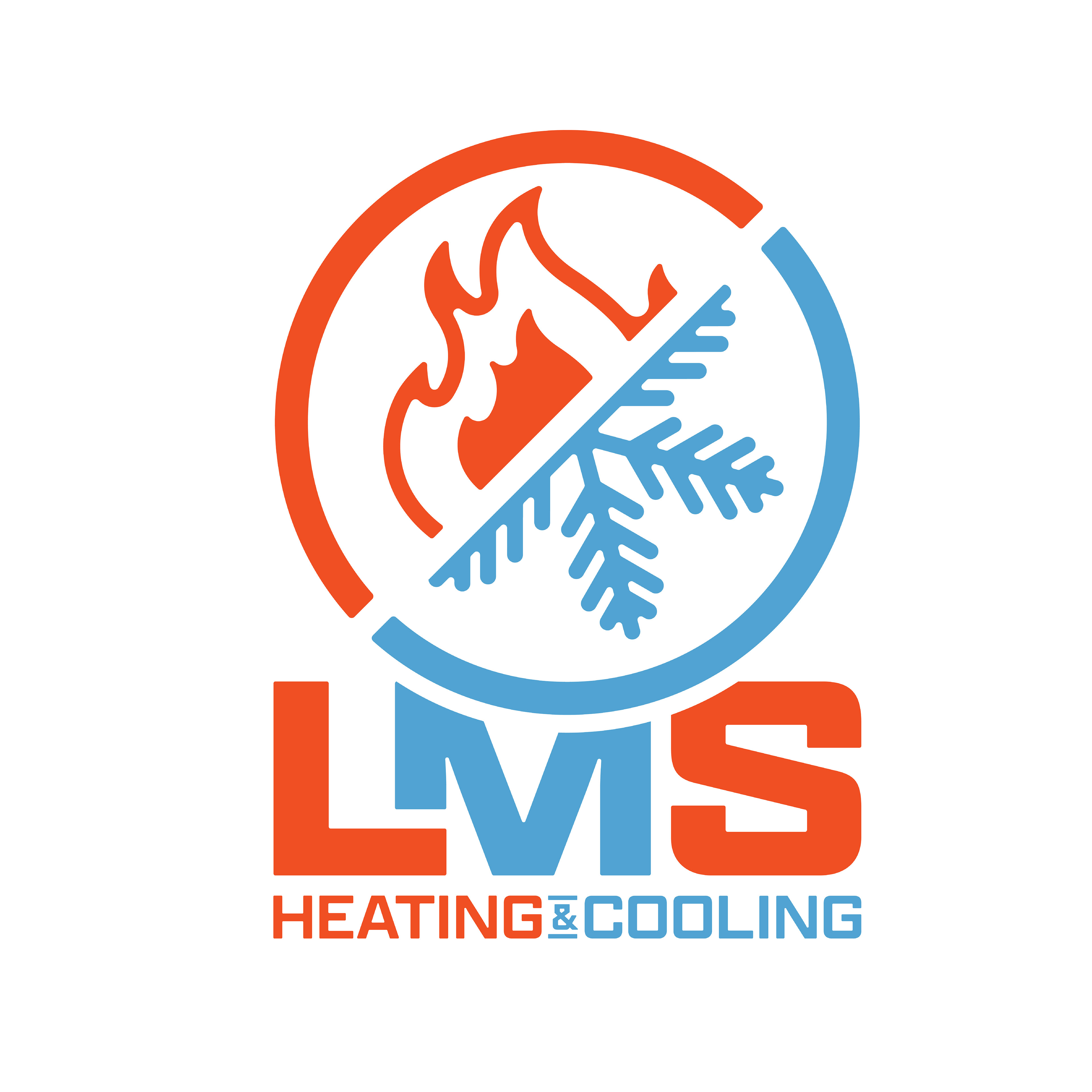 Logo for a small HVAC company