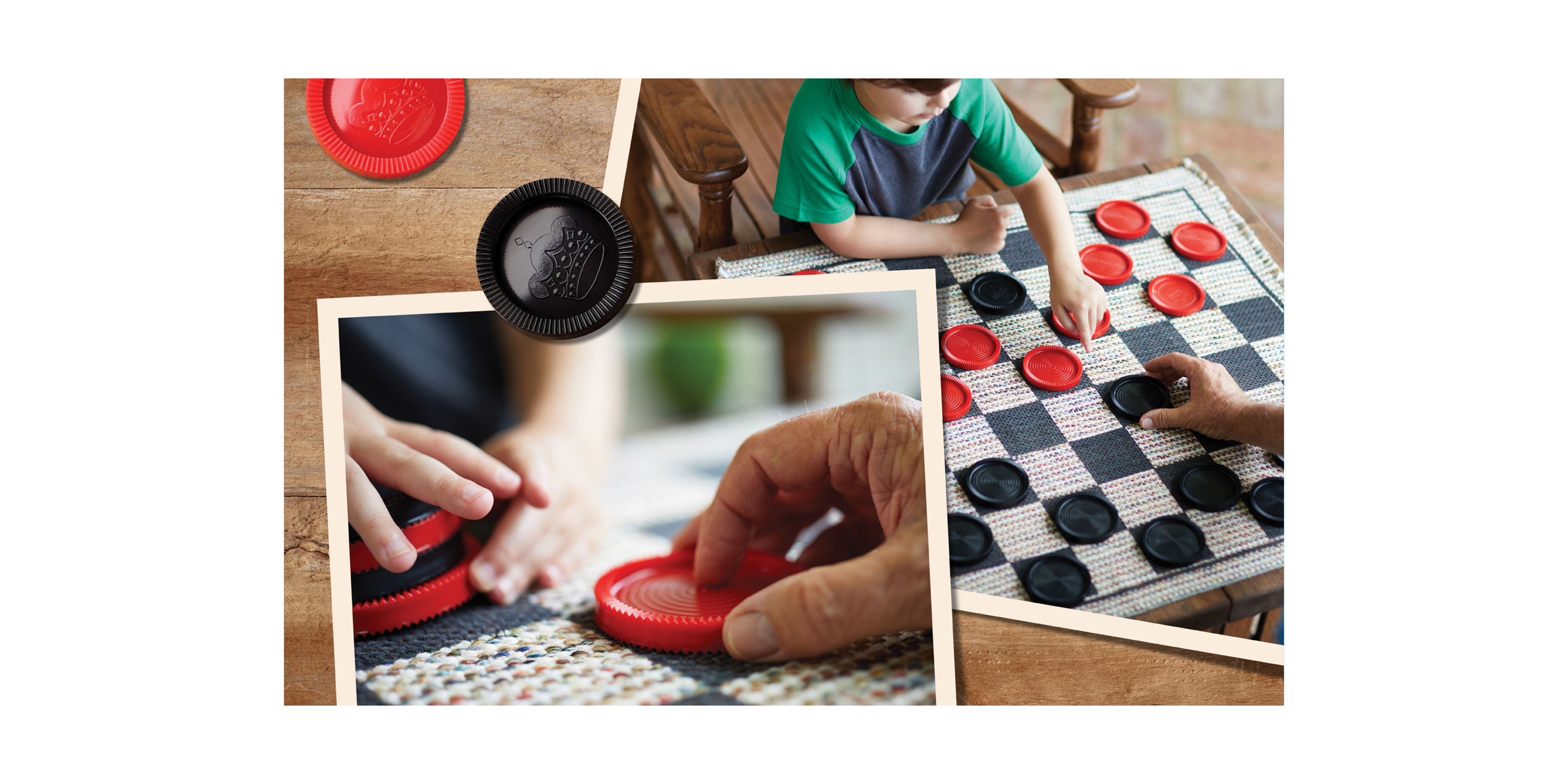 Large format / POP split signage (left) for national retail campaign (concept, art/photog direction, and production) © CBOCS Properties, Inc.