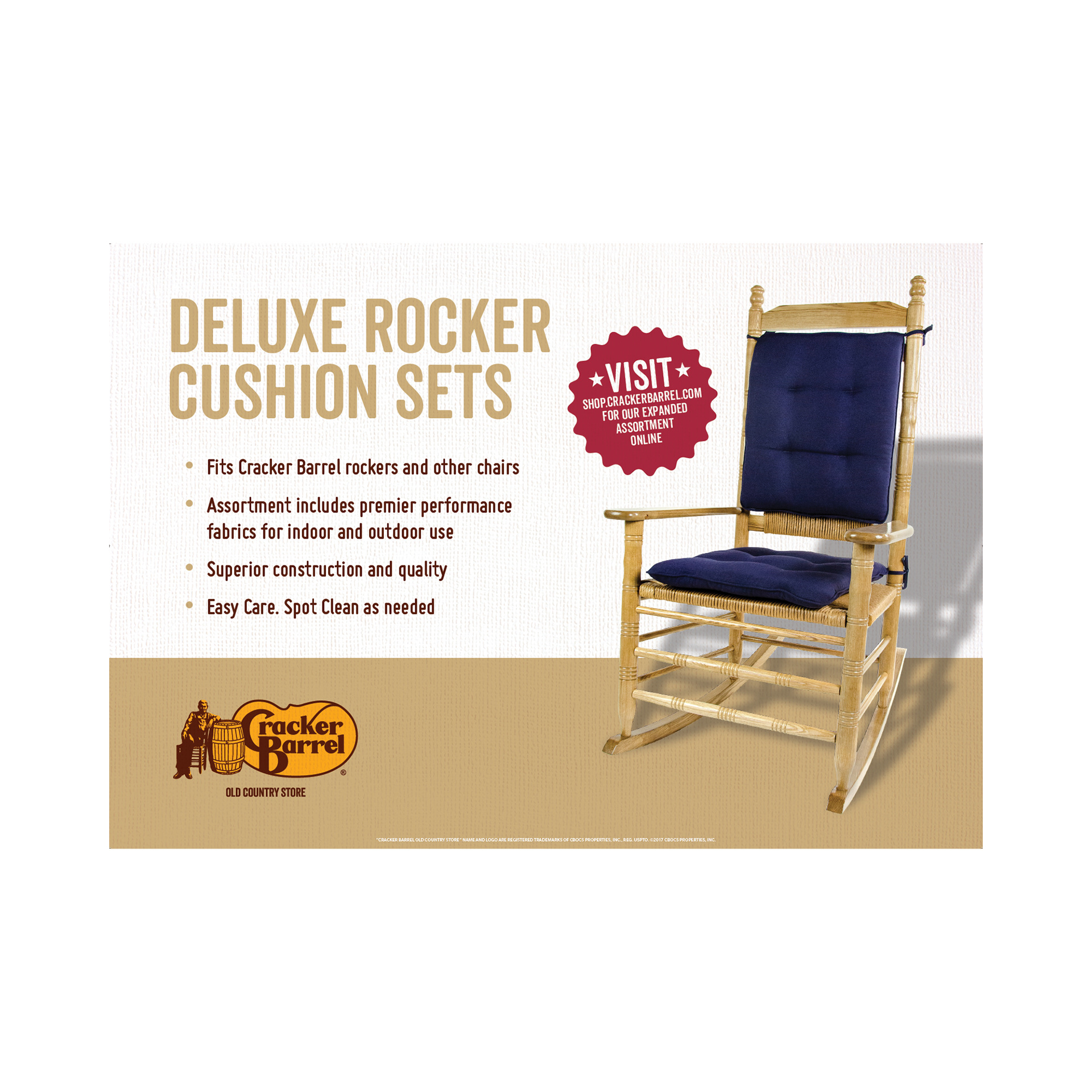 POP signage © CBOCS Properties, Inc.