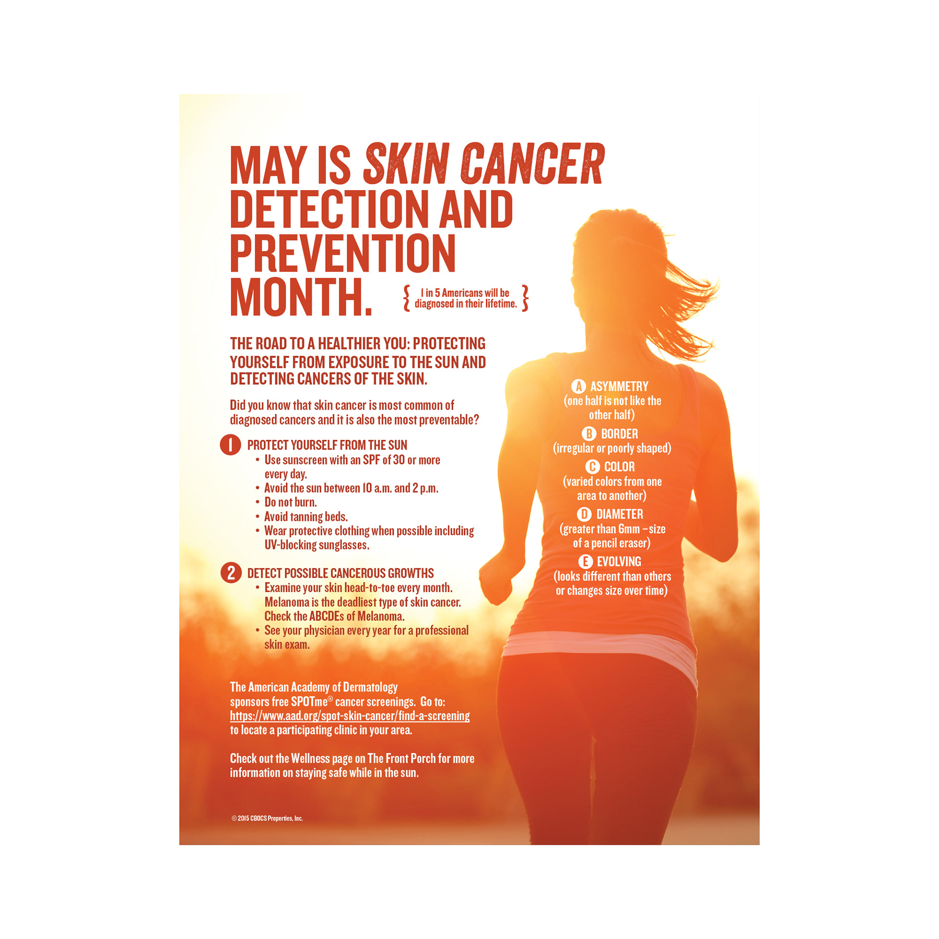 Employee awareness poster © CBOCS Properties, Inc.