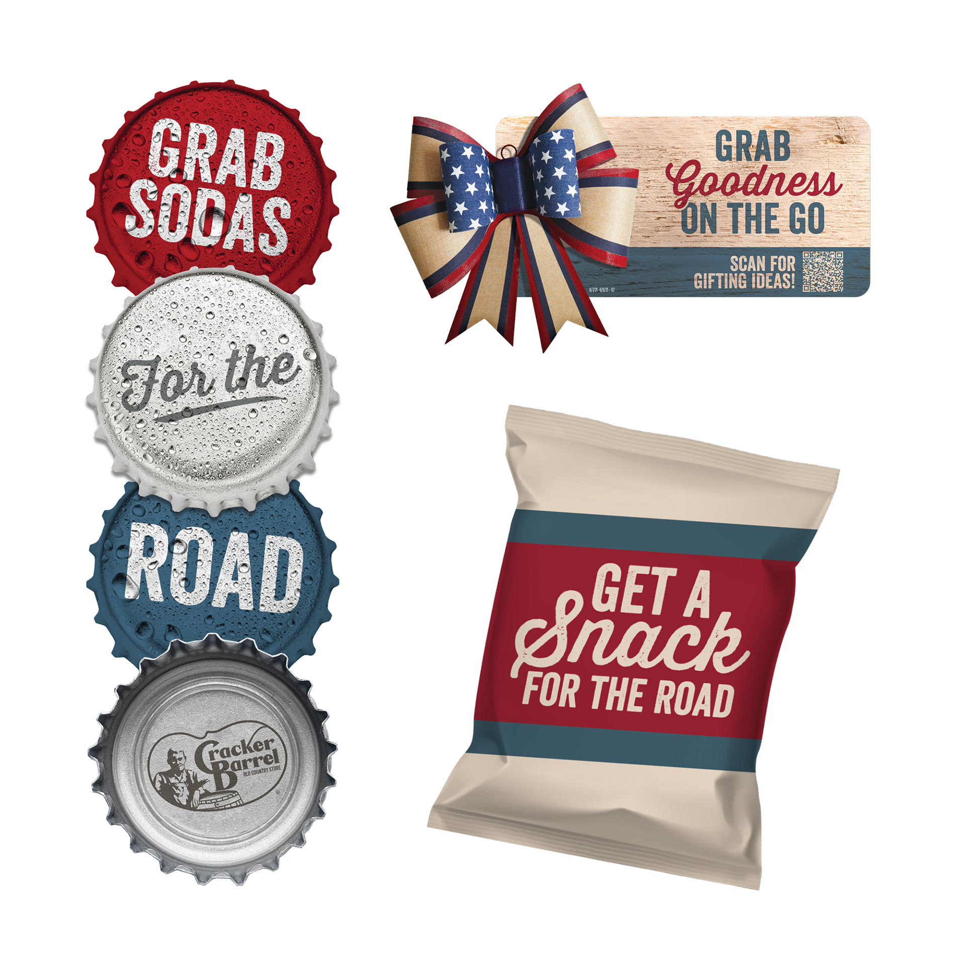 Large format / POP signage for national retail campaign © CBOCS Properties, Inc.