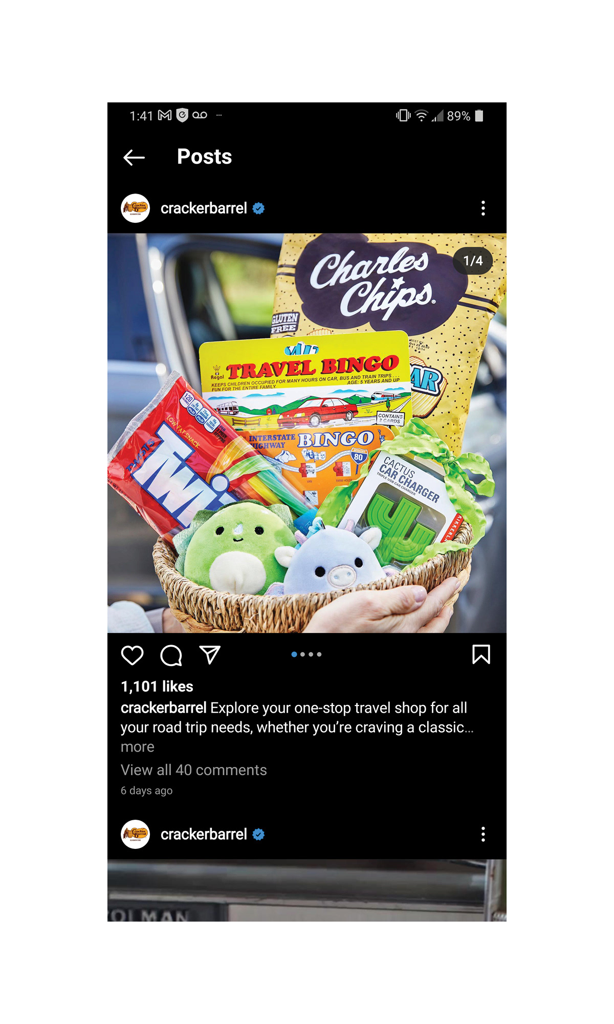 1 - Facebook and Instagram carousel for national retail campaign  © CBOCS Properties, Inc.