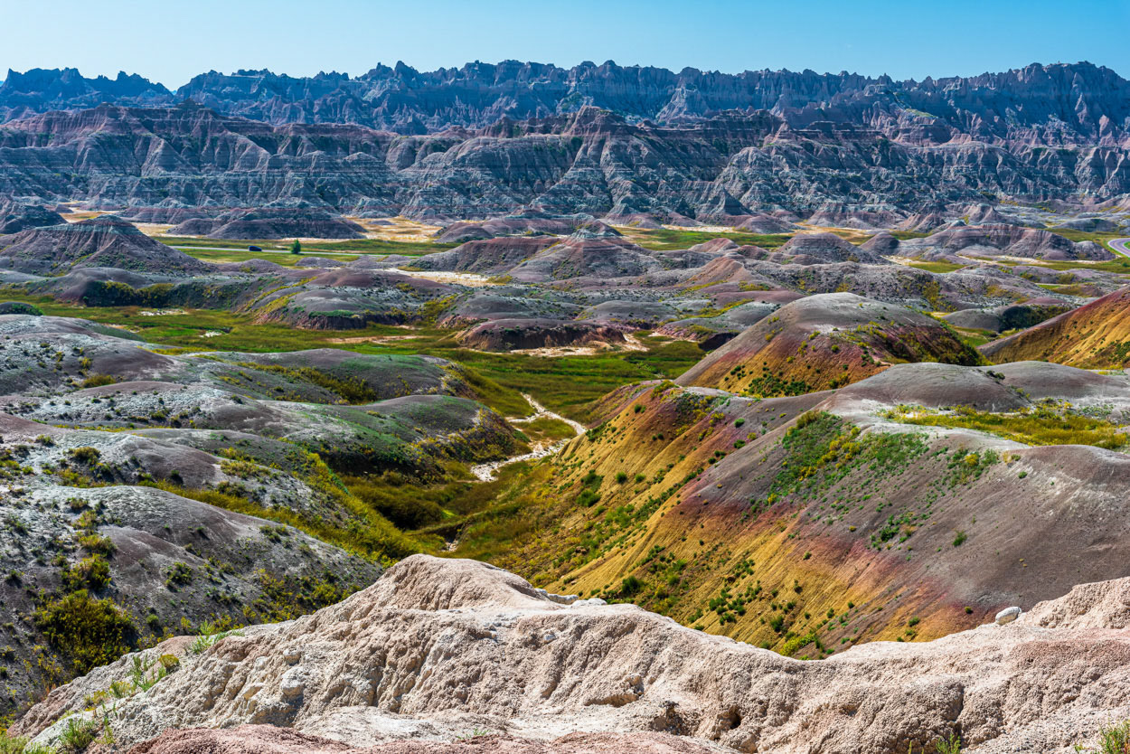 Colorful Badlands National Park - South Dakota