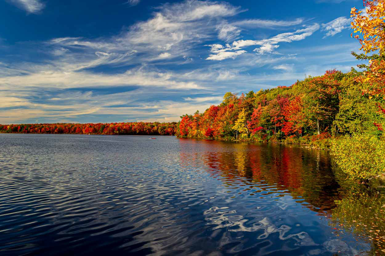Autumn In The Poconos Of Pennsylvania