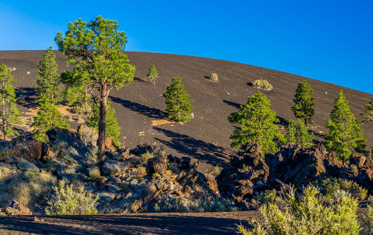 Sunset Crater At Sunset - Arizona