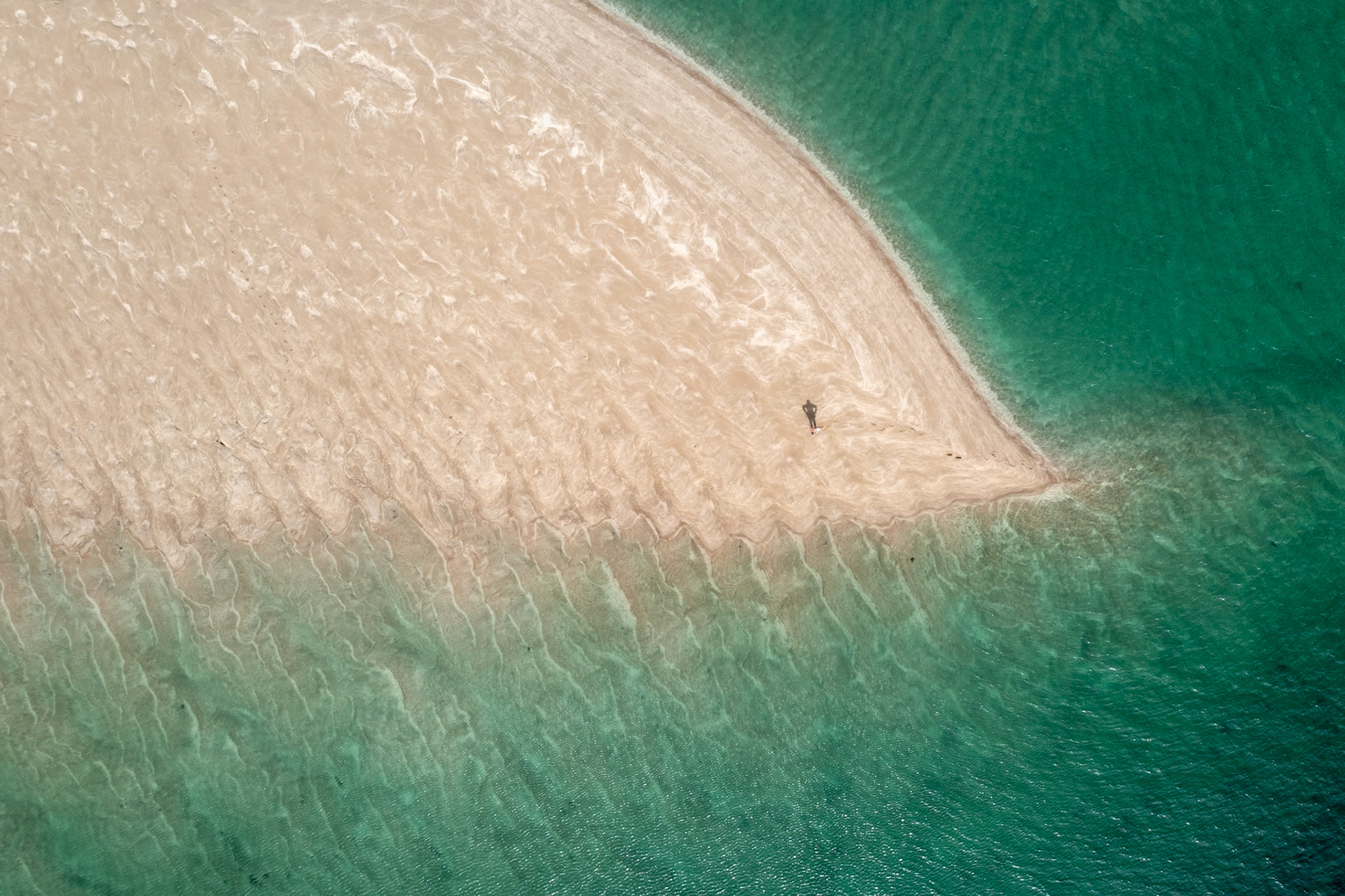 Baignade sur les bancs de sable