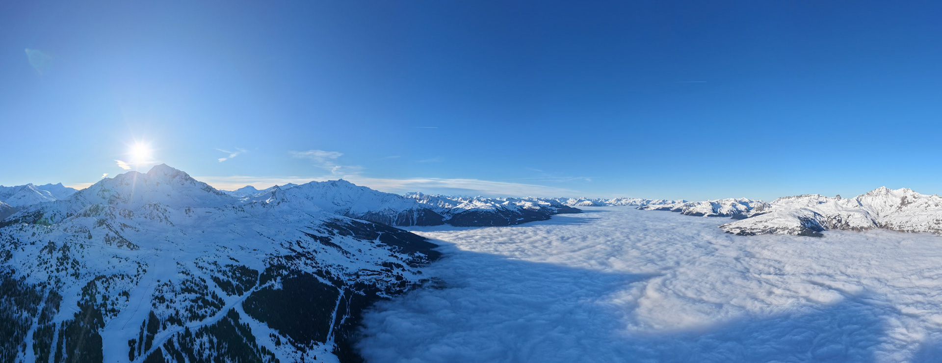Mer de nuages aux Arcs