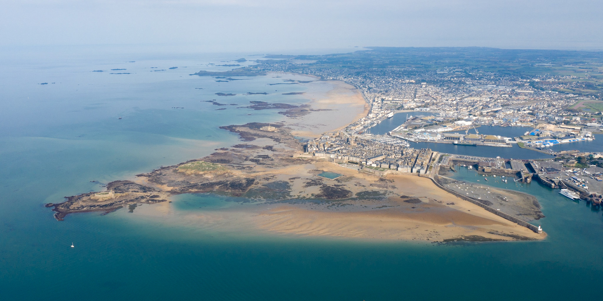 Saint-Malo vue d'en haut