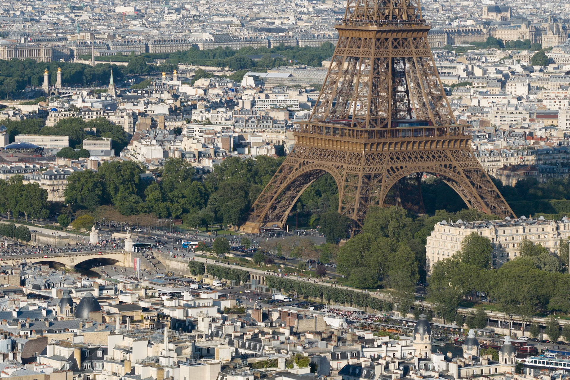 Paris vue d'en haut