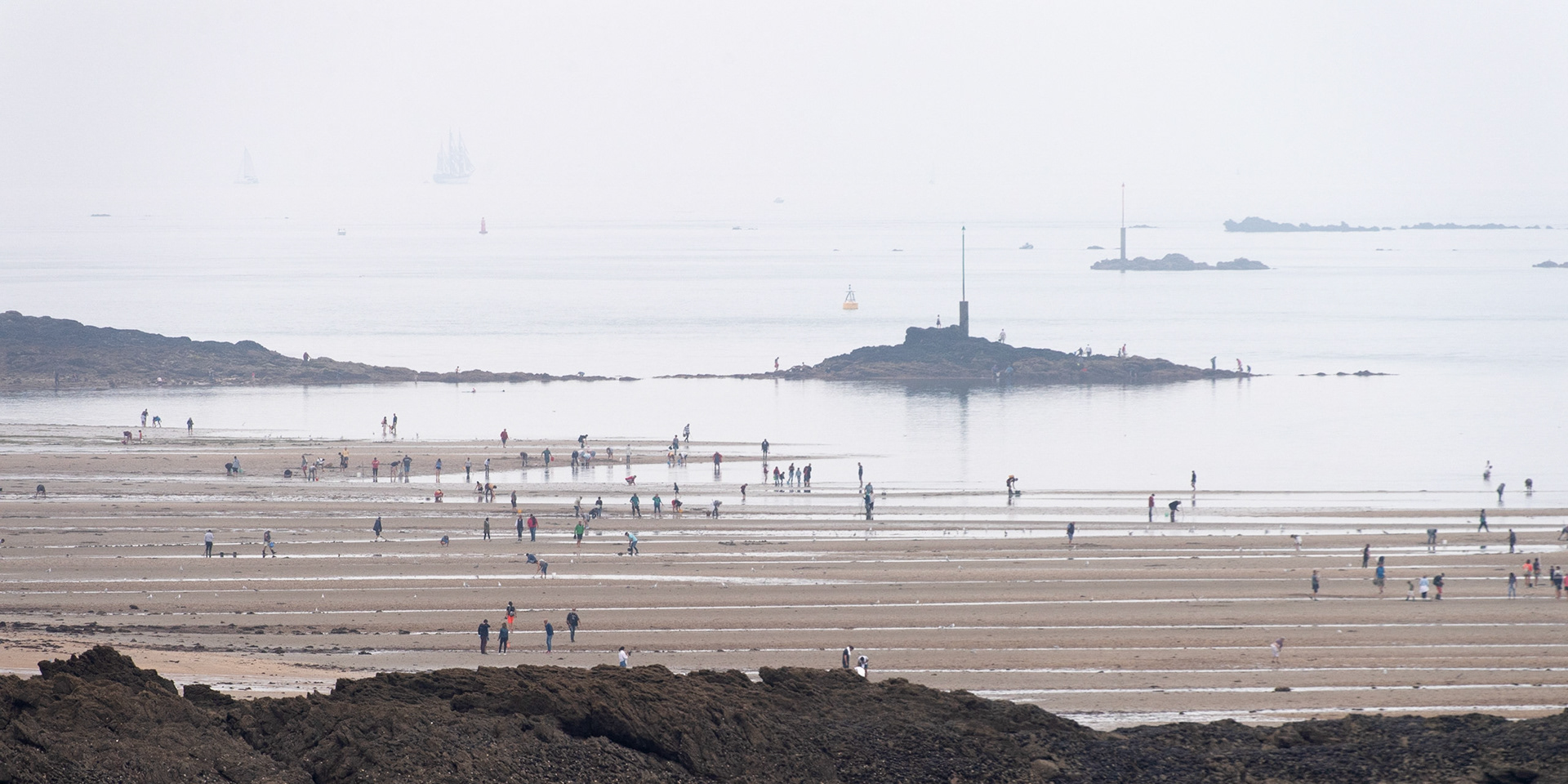 Grandes marées à Dinard
