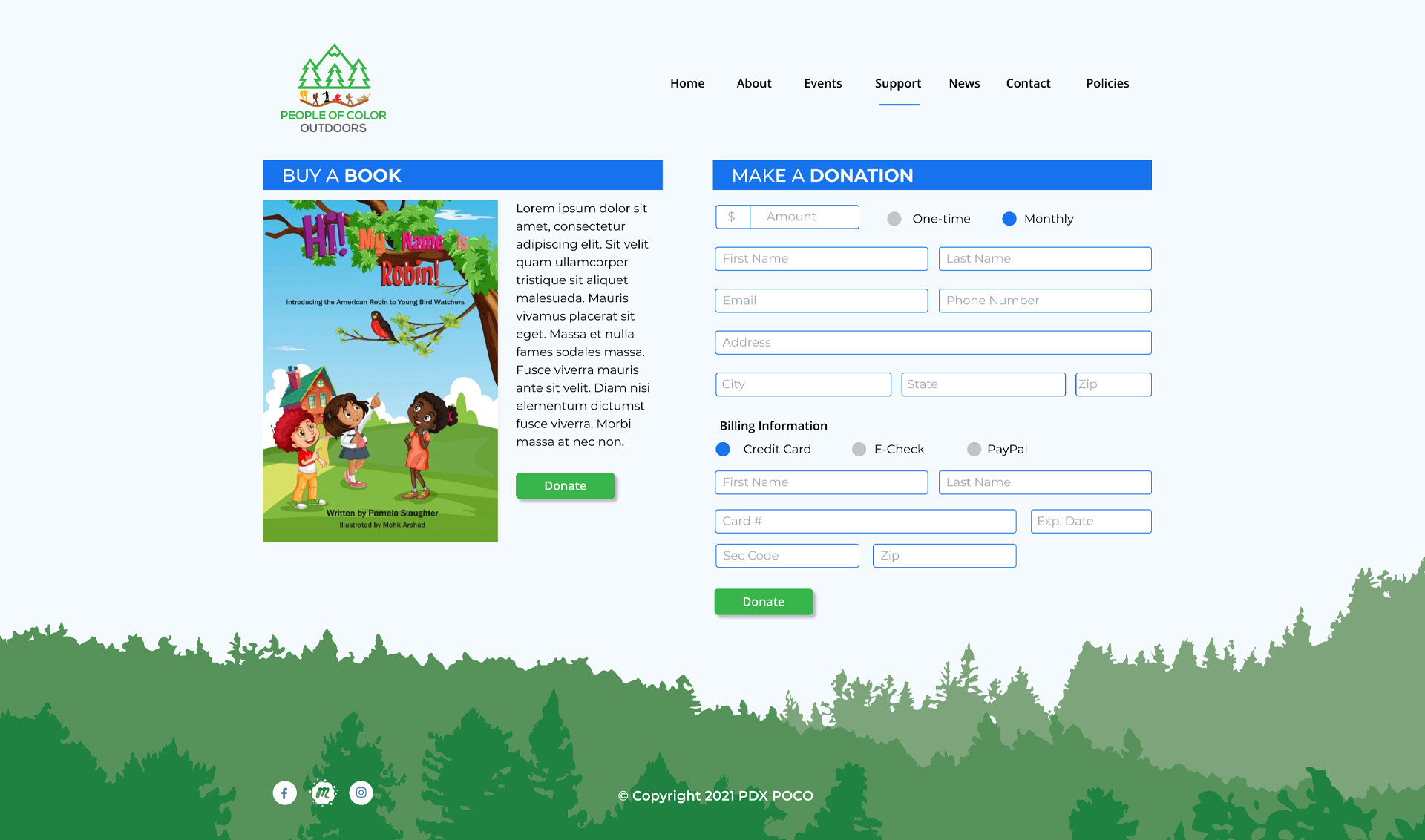 Team project to redesign the website