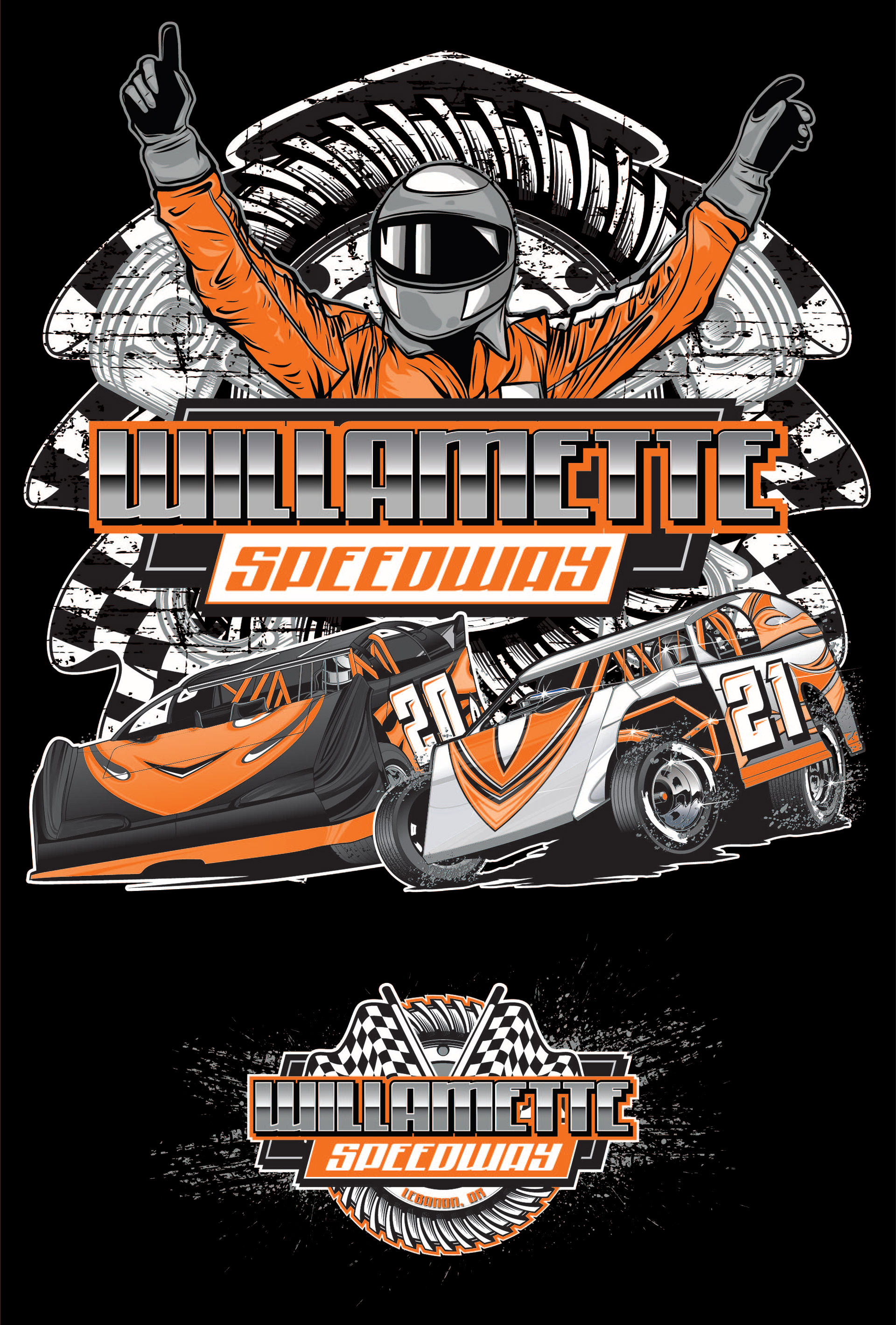 Shirt design created using Illustrator