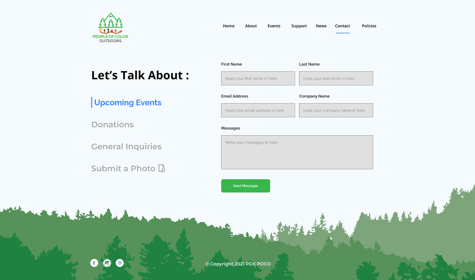 Team project to redesign the website
