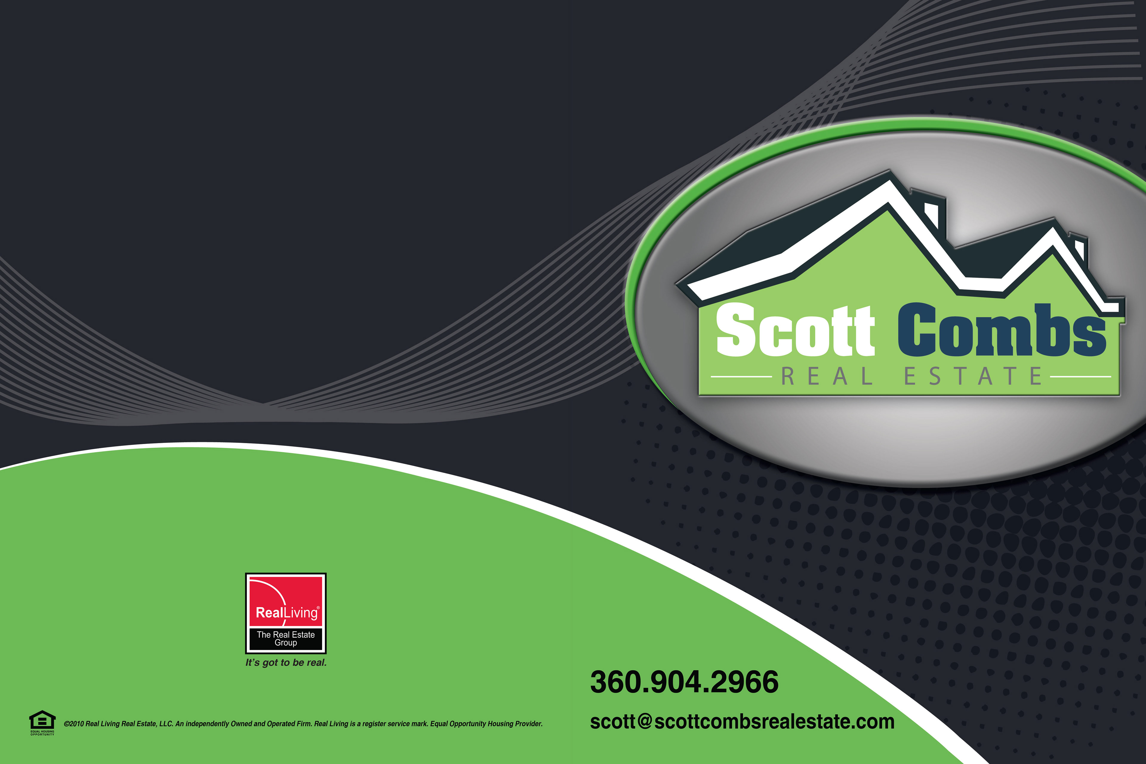 Real Estate Folder created using Illustrator