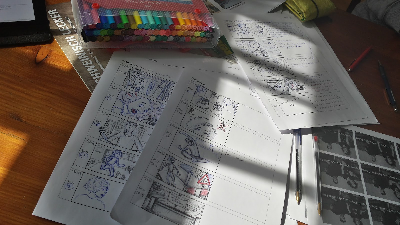 2017 Storyboard Schulungsfilme für die DGUV (Deutsche Gesetzliche Unfall Versicherung)