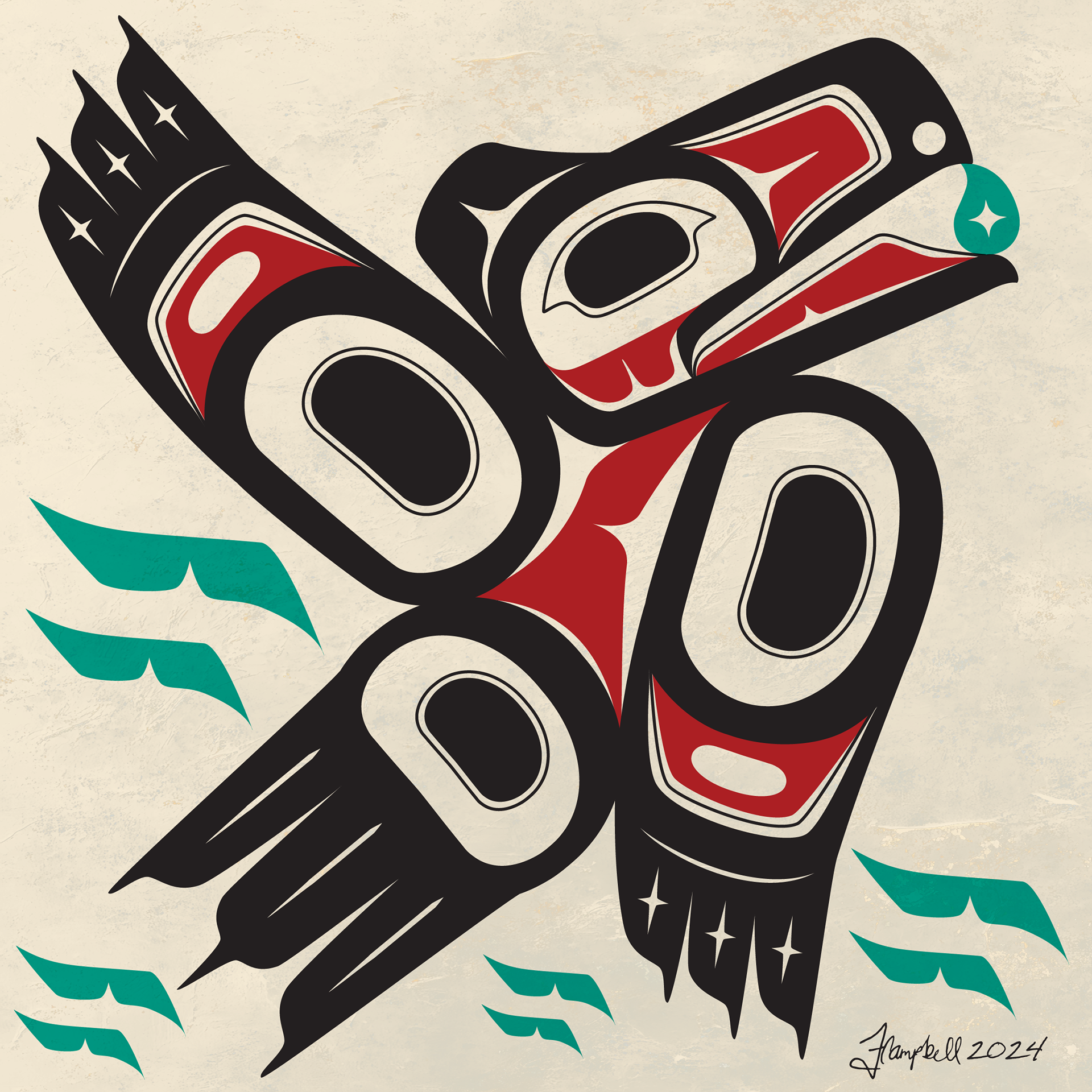 Wiigyet Steals Water Illustration