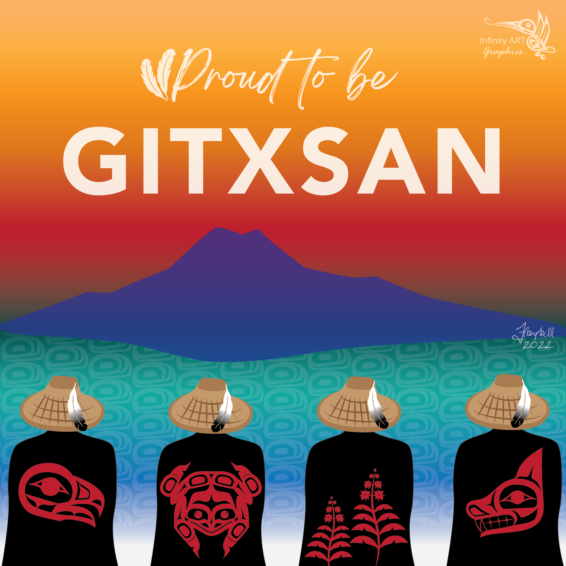 Graphic Art - Proud to be Gitxsan