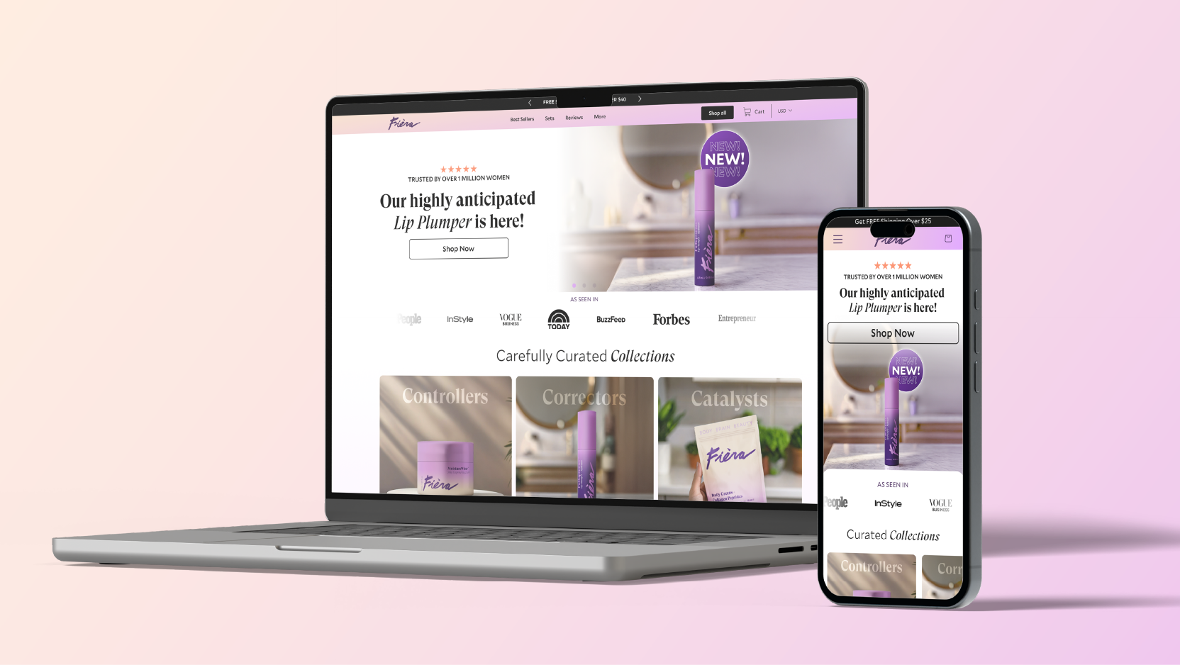 Visual Alignment Ux Design Tyler Shapira-Design Portfolio . - Fièra Cosmetics