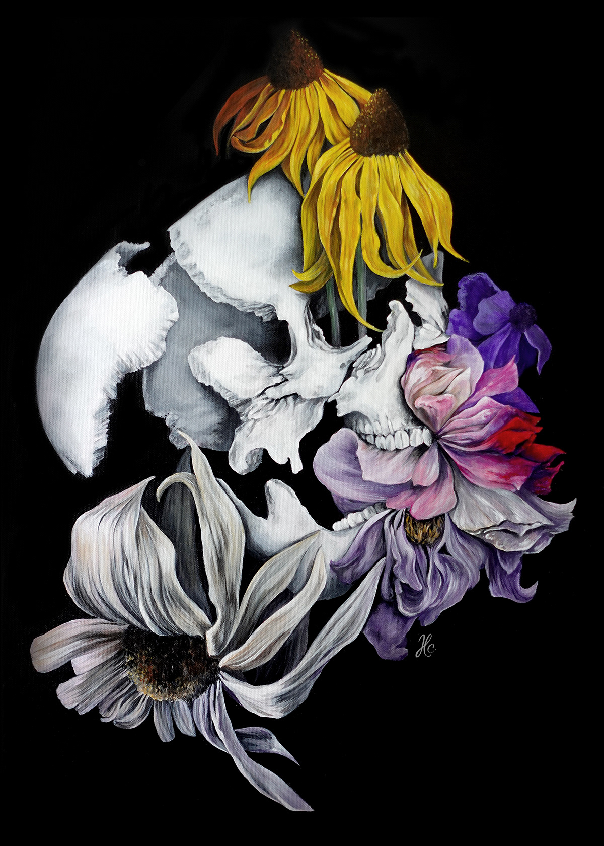 Promesses Acrylique sur toile 50CM X70CM