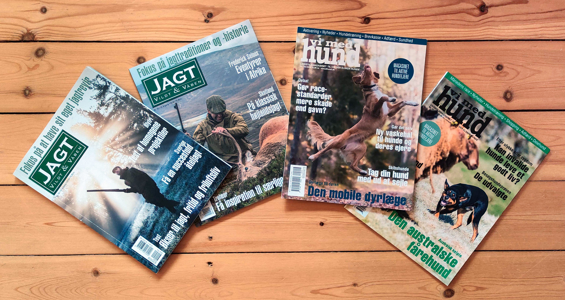 magazine layout jagt vildt og våben vi med hund