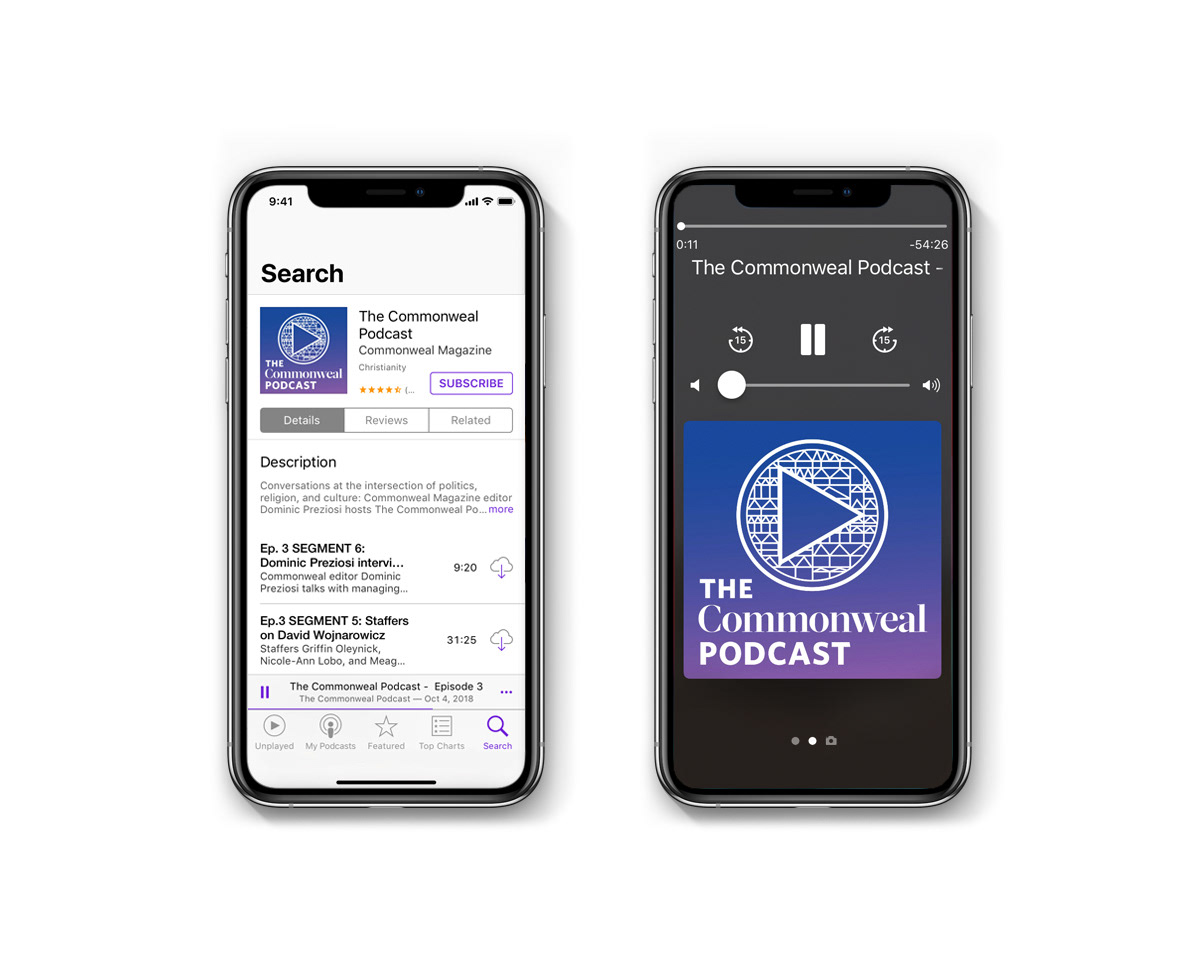 The Commonweal Podcast Logo – Branding
