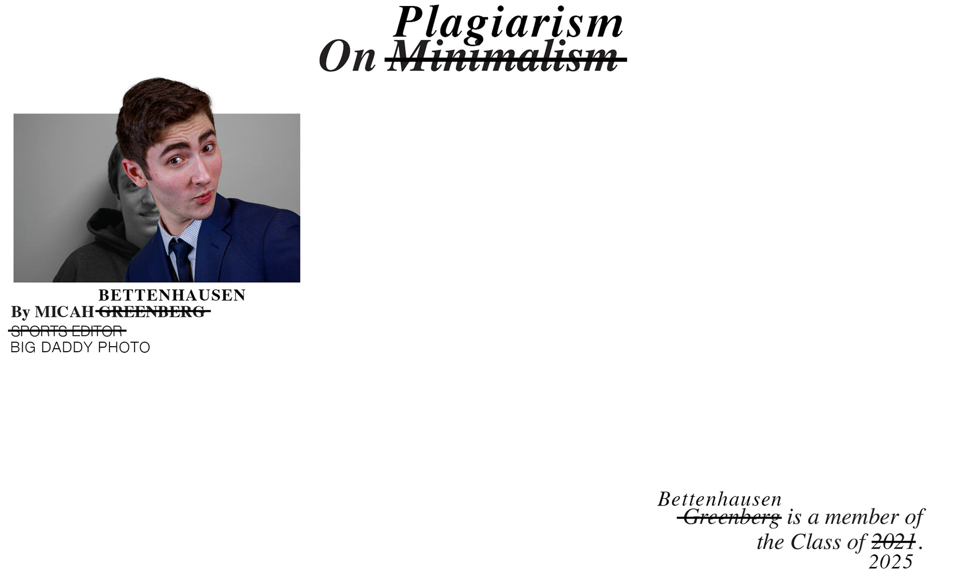 Article: On Plagiarism
