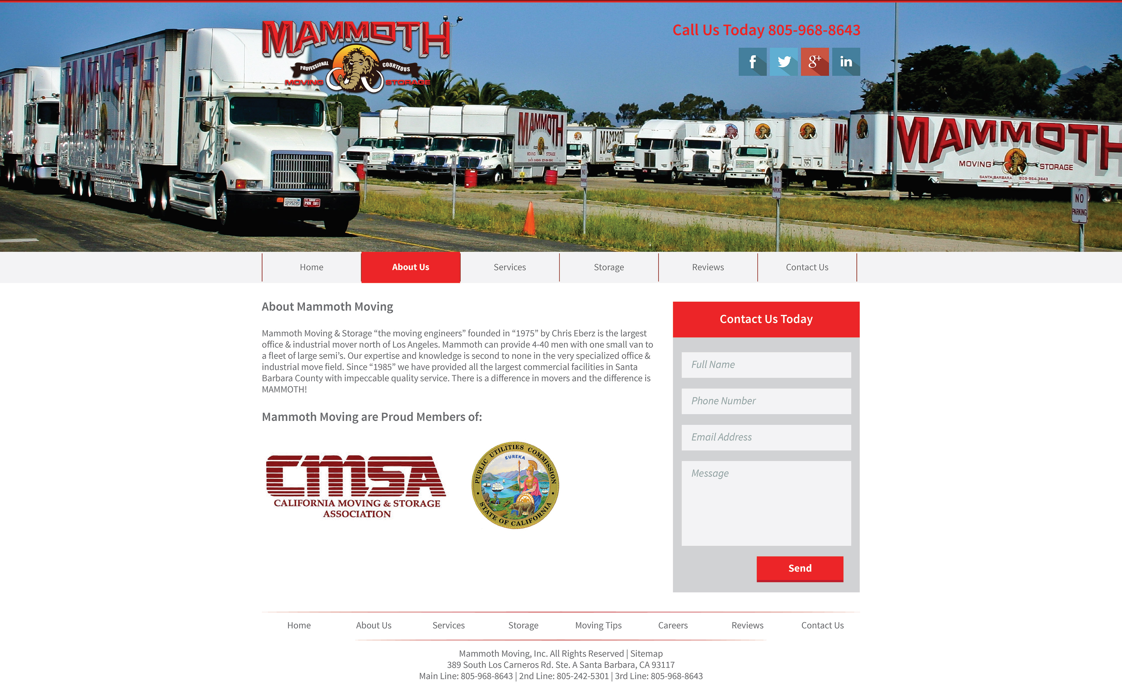 About Us Page
