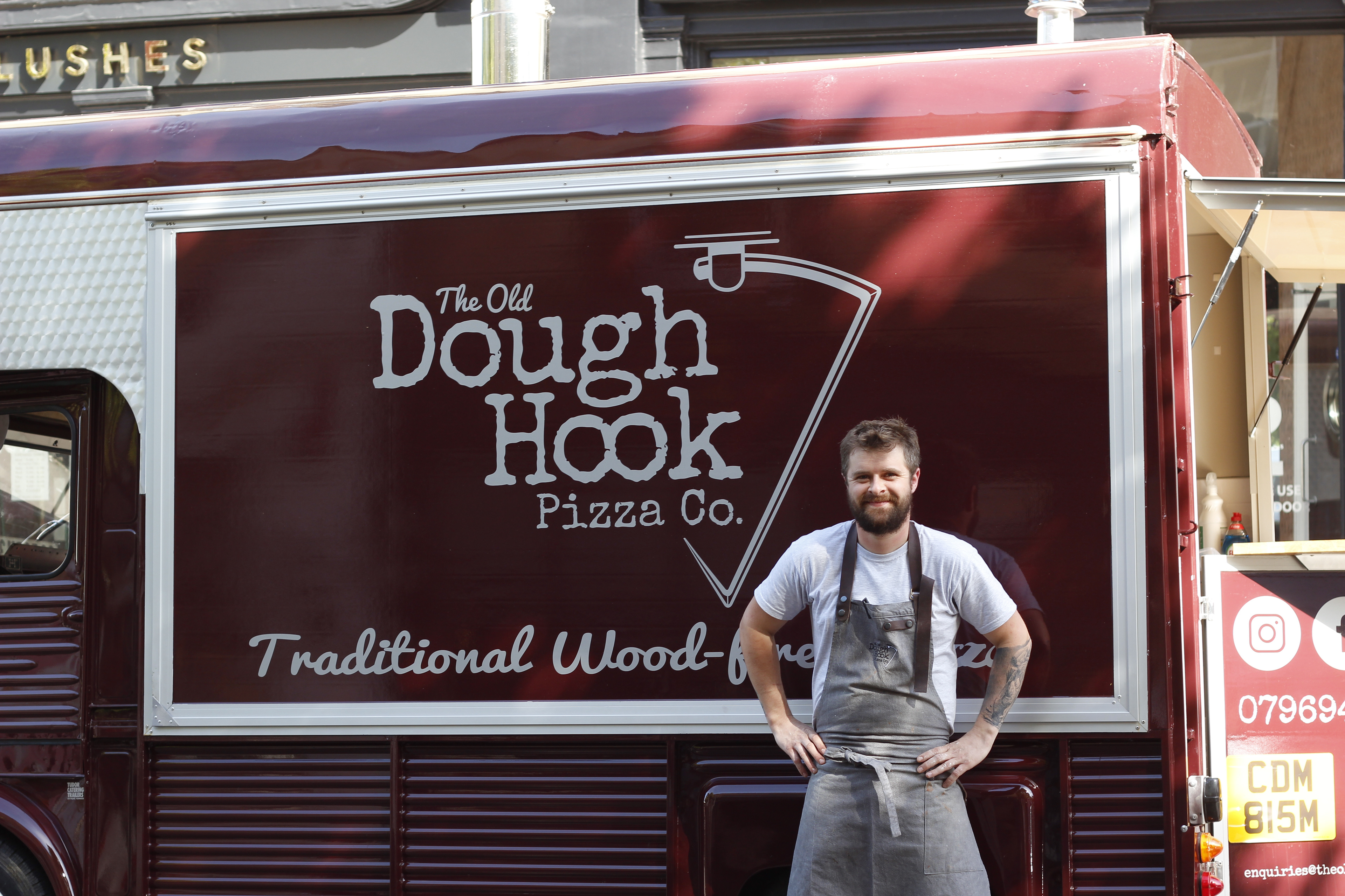 Image showing the branding applied to the company vehicle using vinyl decal