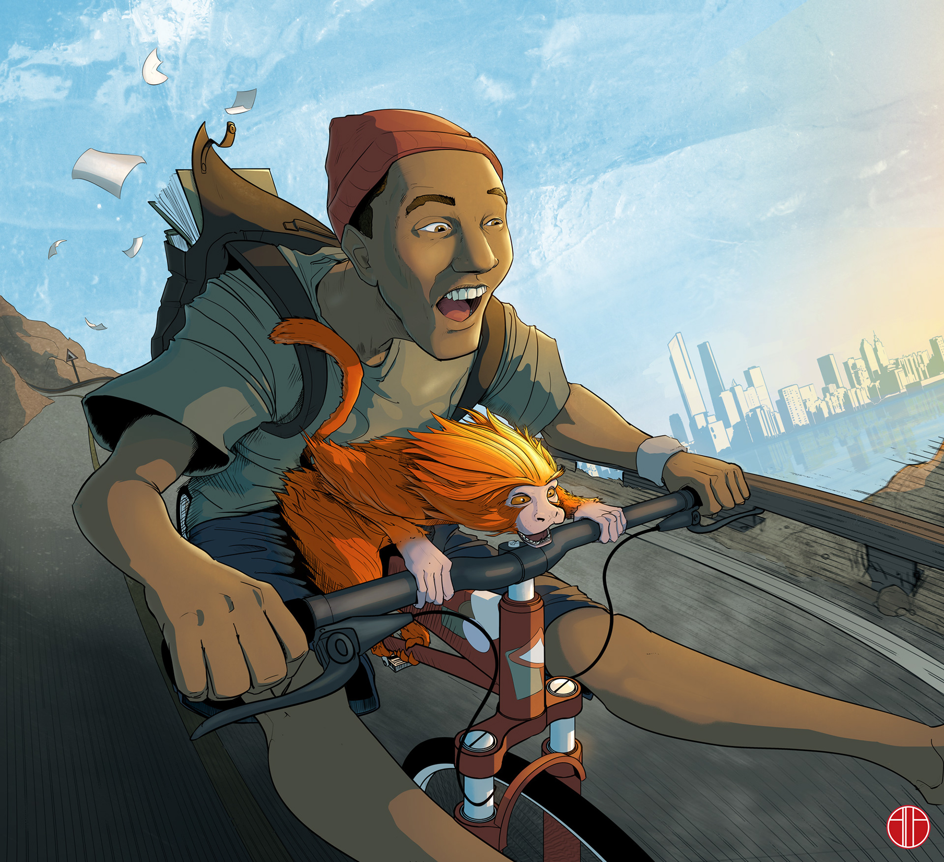 Childrens comic illustration by freelance illustrator and designer Ace Harman