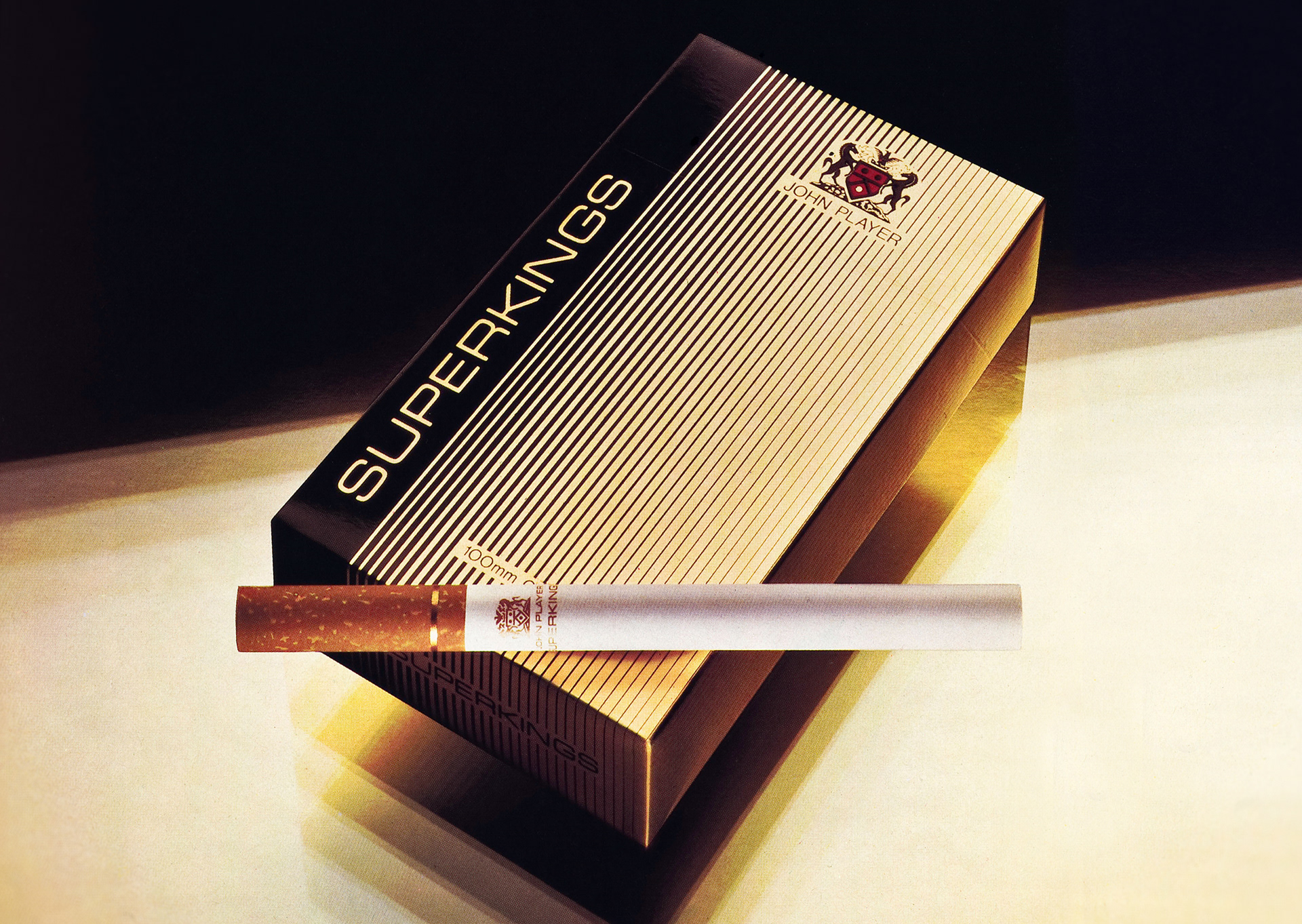 PACKAGING DESIGN for JOHN PLAYER SUPERKINGS / IMPERIAL GROUP