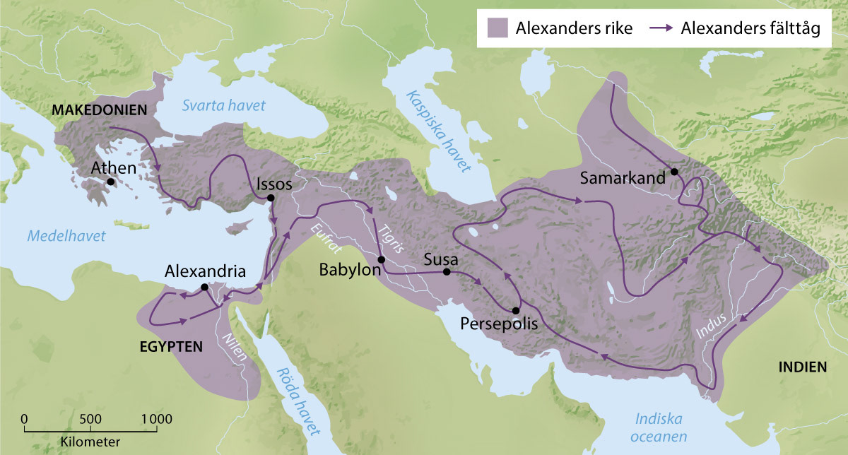 Alexanders rike. Kund: Natur och Kultur Förlag
