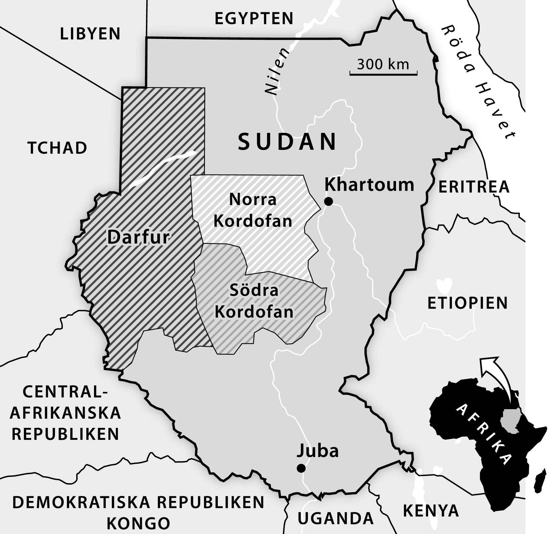 Sudan. Kund: Svenska Freds- & Skiljedomsföreningen