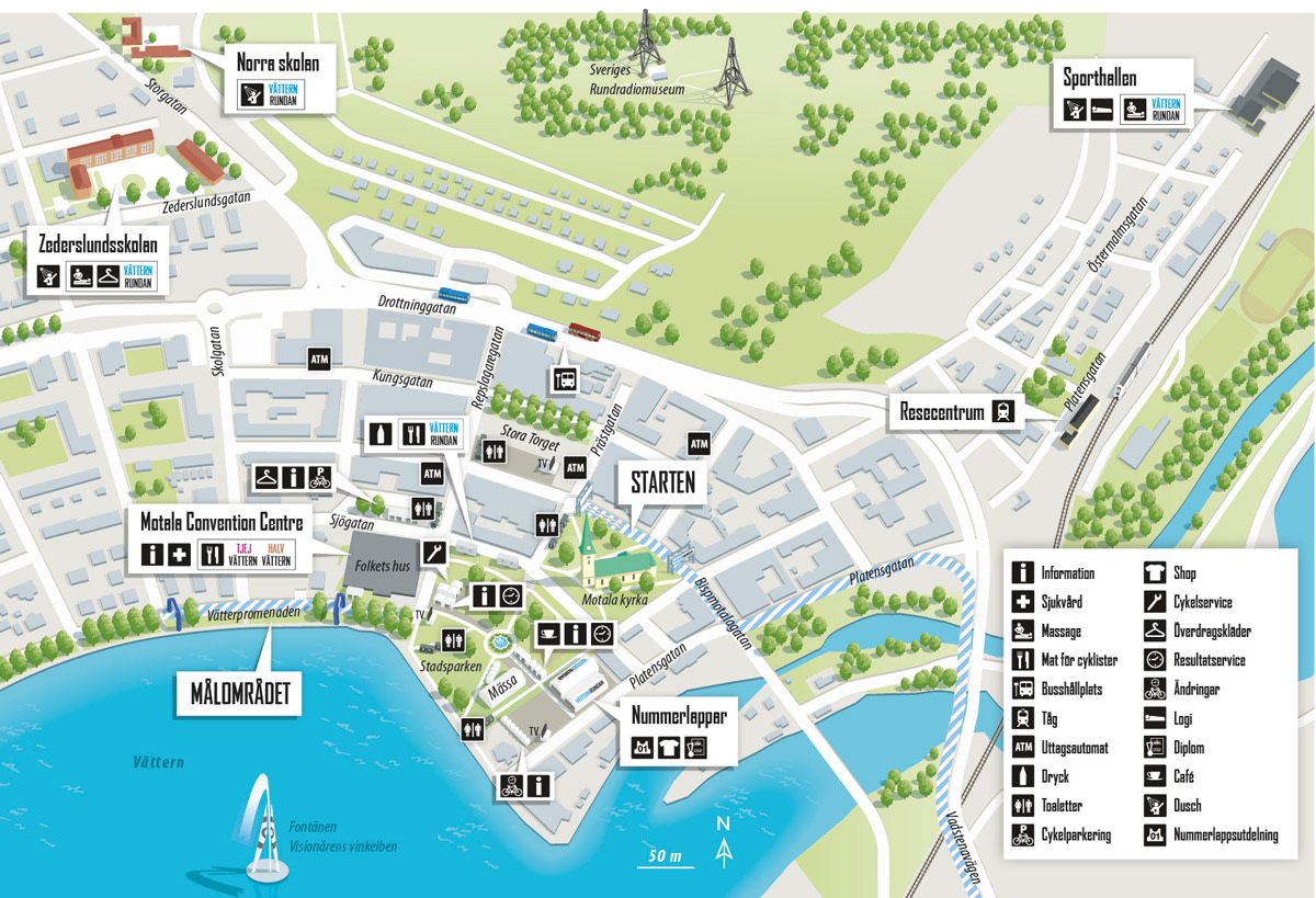 Vätternrundan. Kund ABTEC